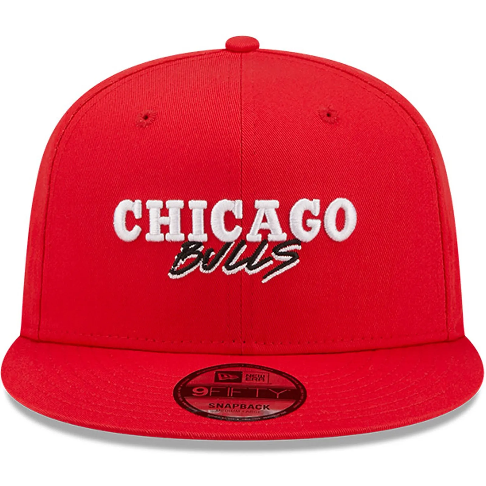 New Era Chicago Bulls NBA Script Team 9FIFTY Baseball Cap - Red