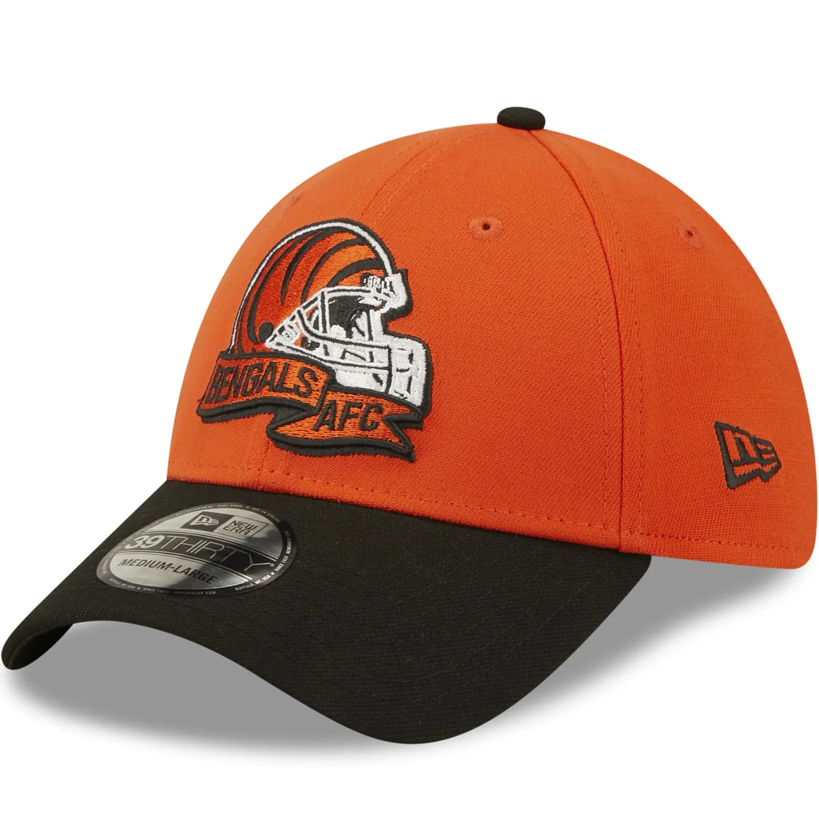 New Era Cincinnati Bengals NFL 2022 Sideline 39THIRTY Baseball Cap - Orange