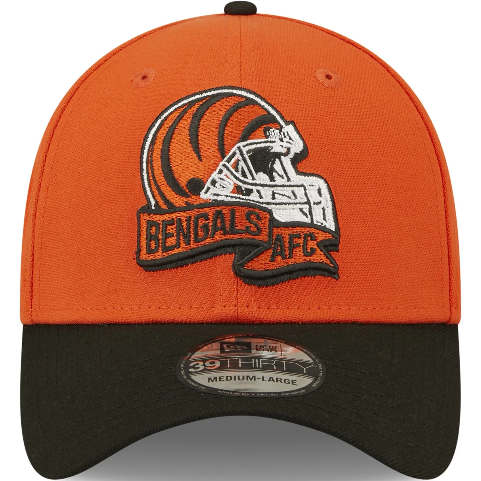 New Era Cincinnati Bengals NFL 2022 Sideline 39THIRTY Baseball Cap - Orange