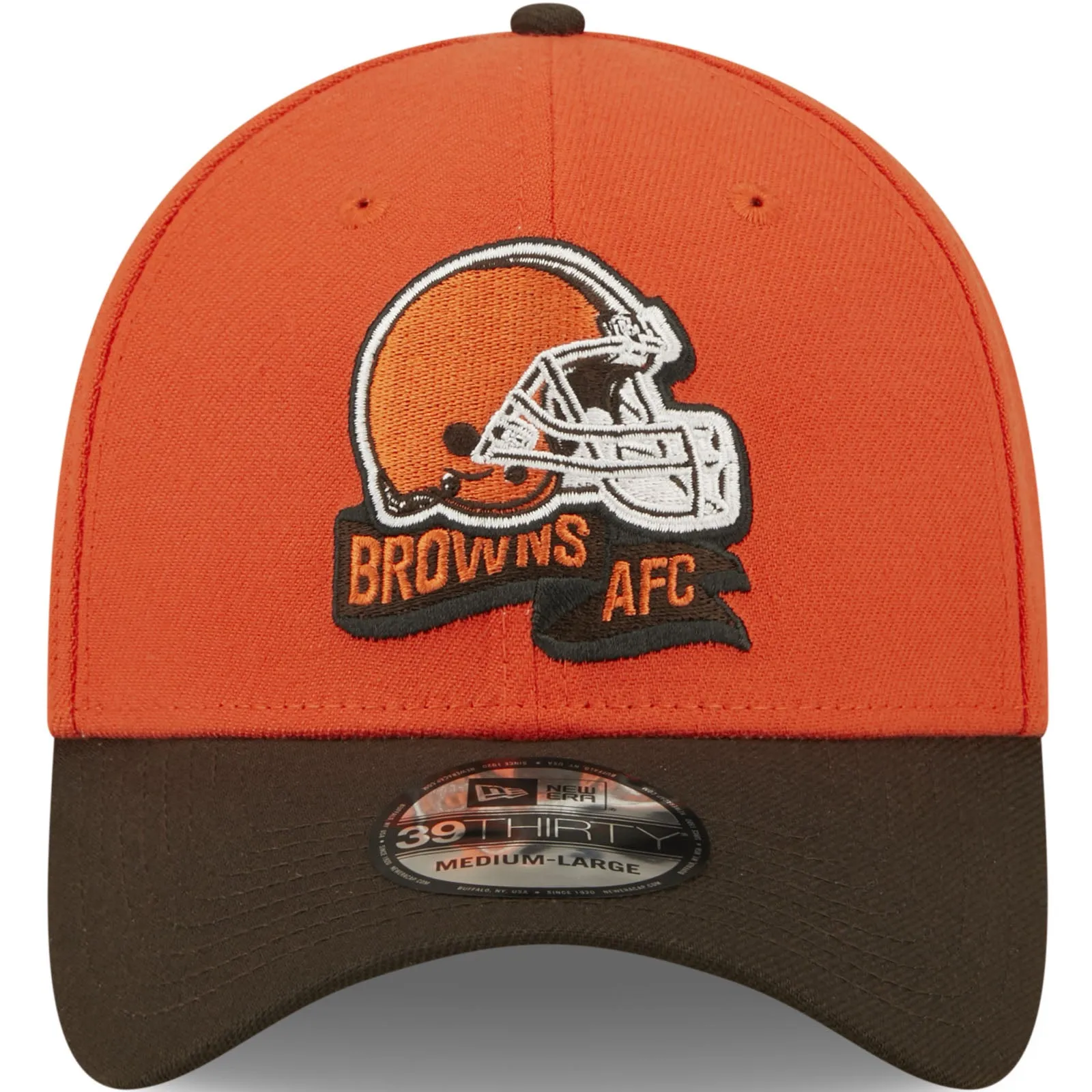 New Era Cleveland Browns NFL 2022 Sideline 39THIRTY Baseball Cap - Orange