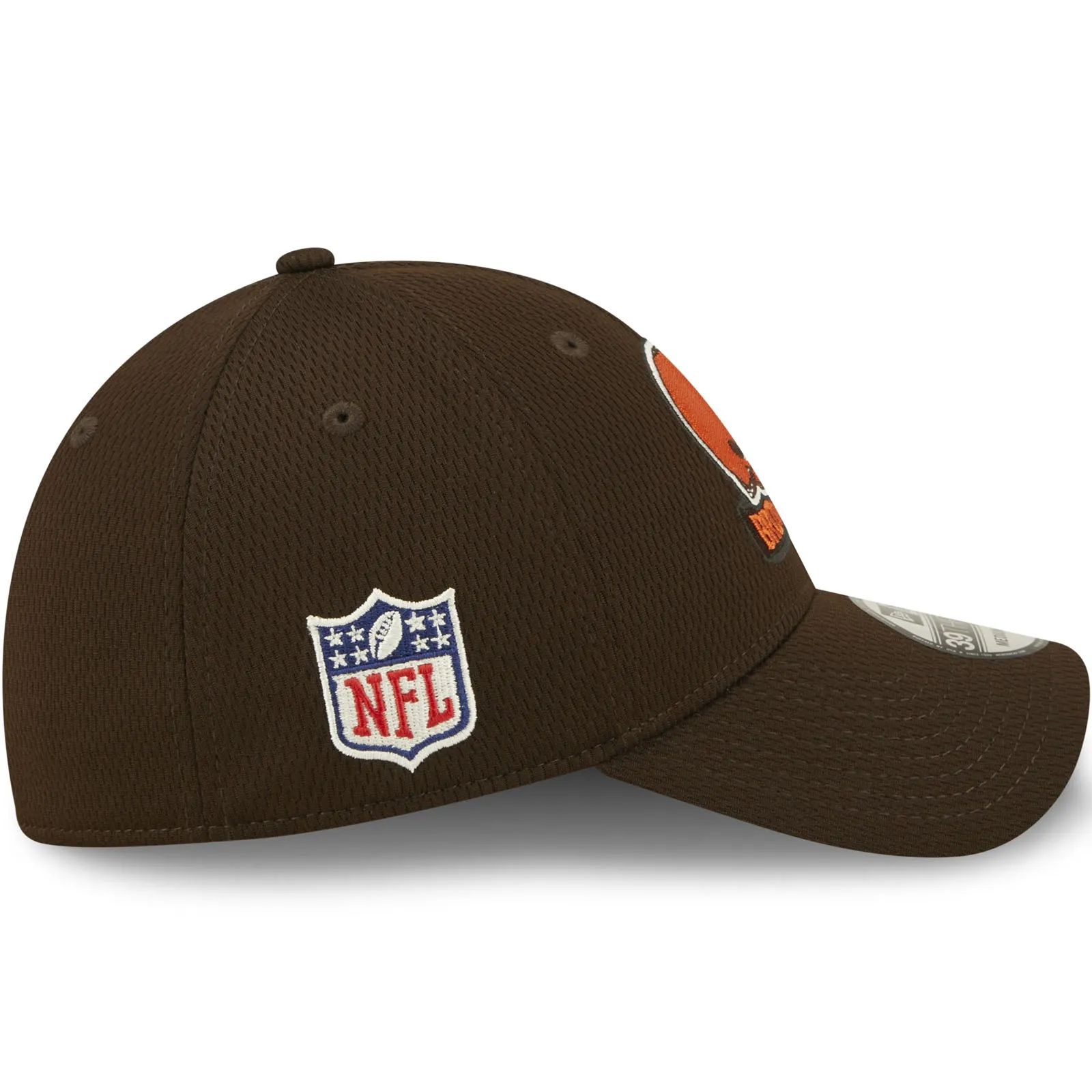 New Era Cleveland Browns NFL 39THIRTY Sideline Coach 2022 Baseball Cap Brown