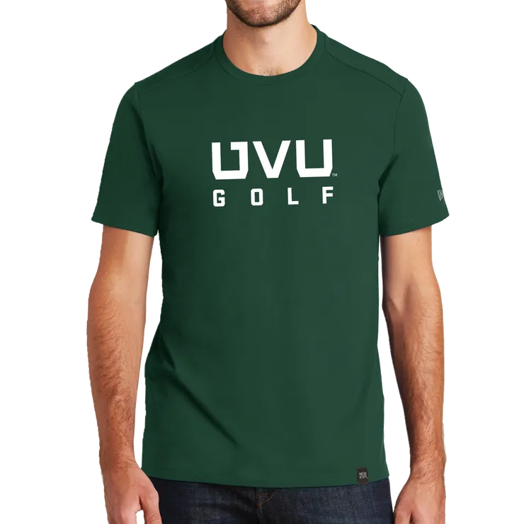 New Era Heritage Blend Crew Tee- UVU Golf