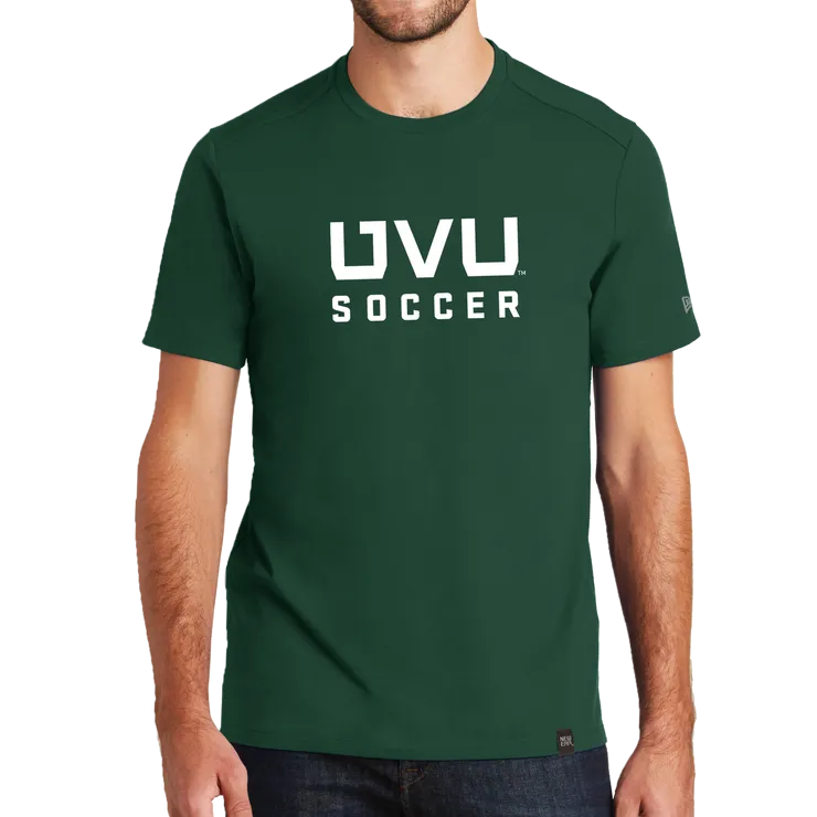 New Era Heritage Blend Crew Tee- UVU Soccer