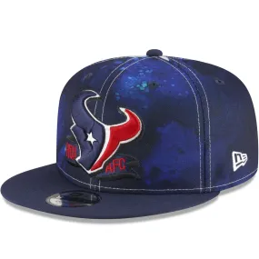 New Era Houston Texans NFL 2022 Sideline Ink 9FIFTY Baseball Cap - Blue