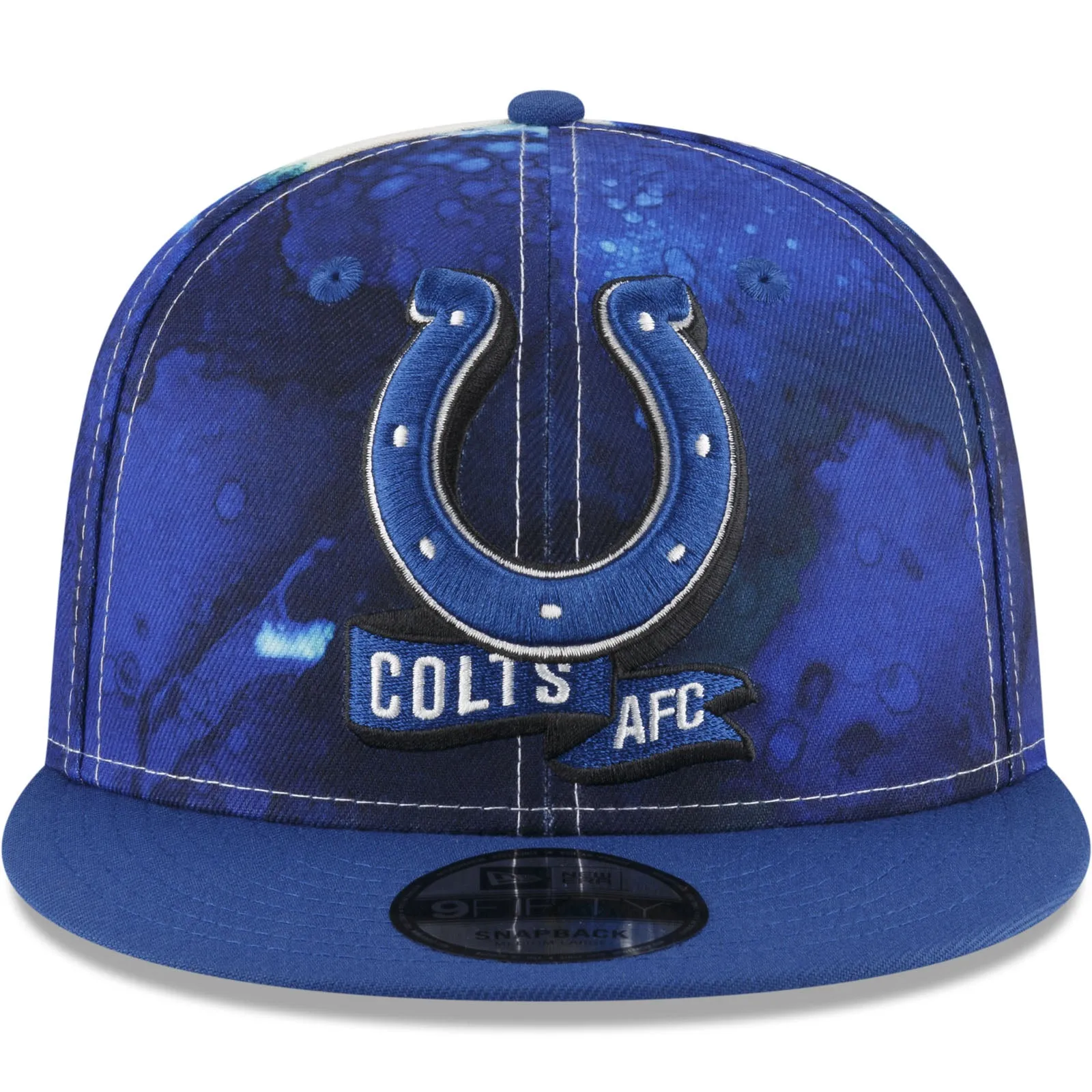 New Era Indianapolis Colts NFL 2022 Sideline Ink 9FIFTY Baseball Cap - Blue