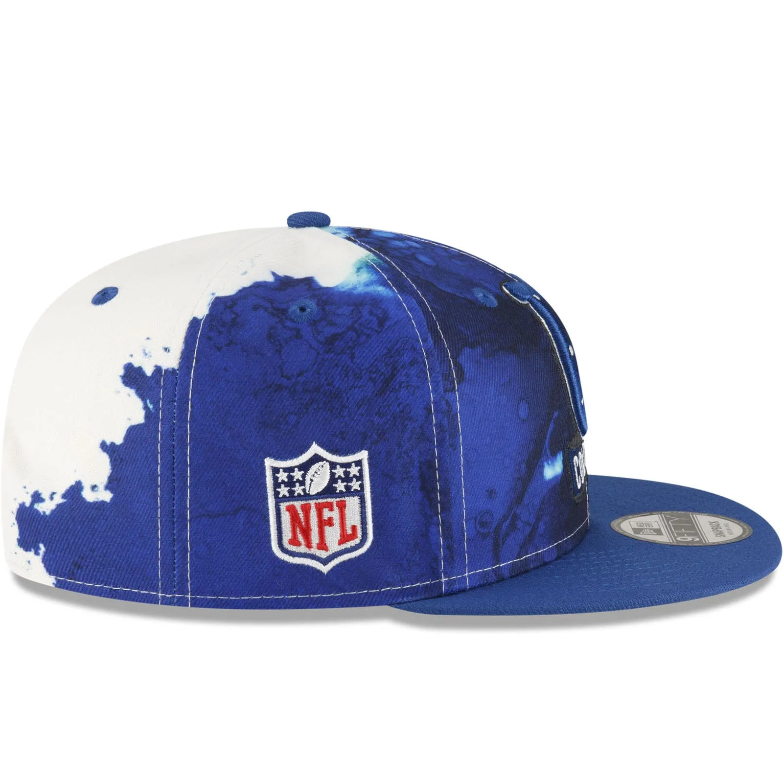 New Era Indianapolis Colts NFL 2022 Sideline Ink 9FIFTY Baseball Cap - Blue