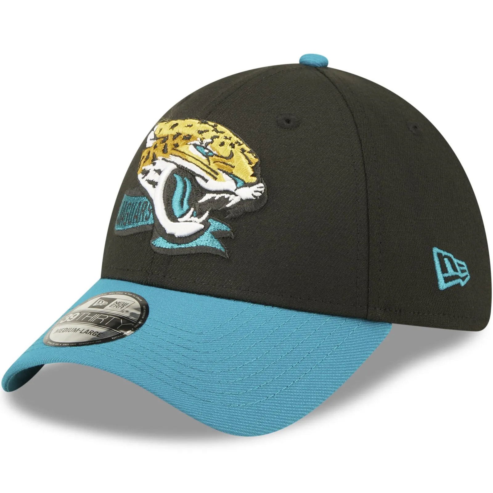 New Era Jacksonville Jaguars NFL 2022 Sideline 39THIRTY Baseball Cap - Black