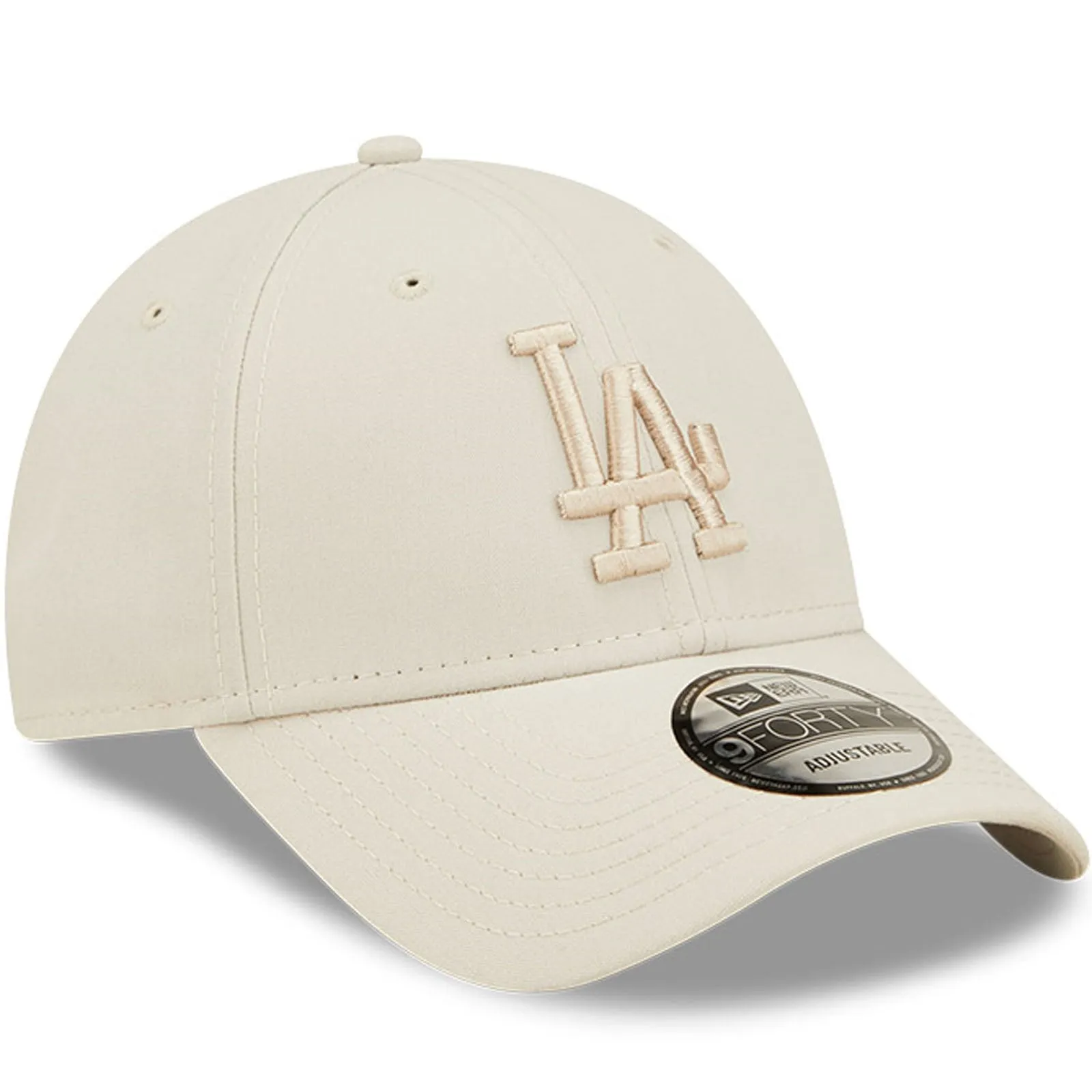 New Era LA Dodgers 9FORTY Repreve Baseball Cap  - Cream