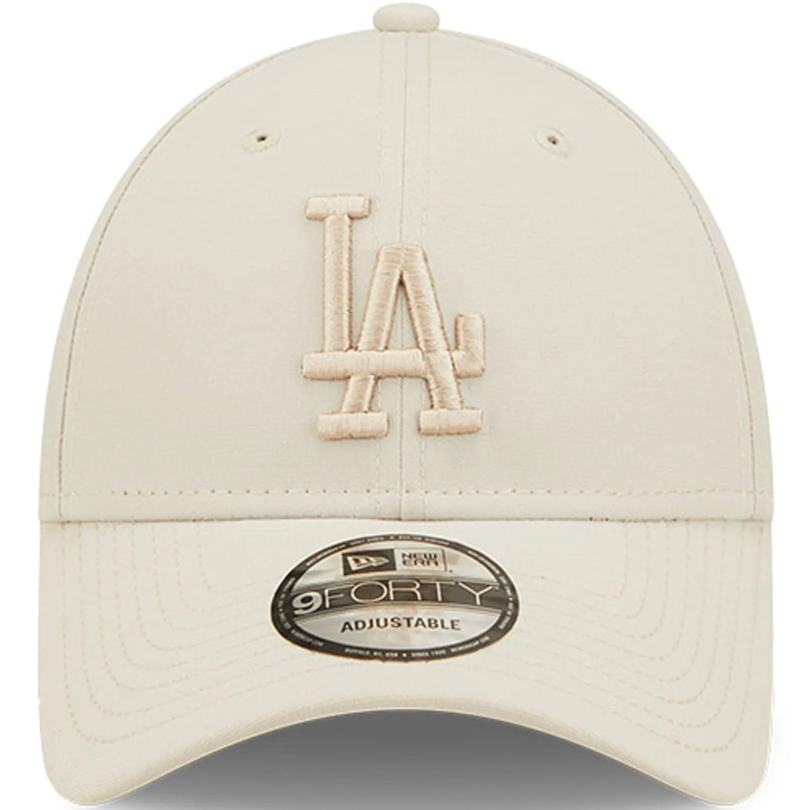 New Era LA Dodgers 9FORTY Repreve Baseball Cap  - Cream