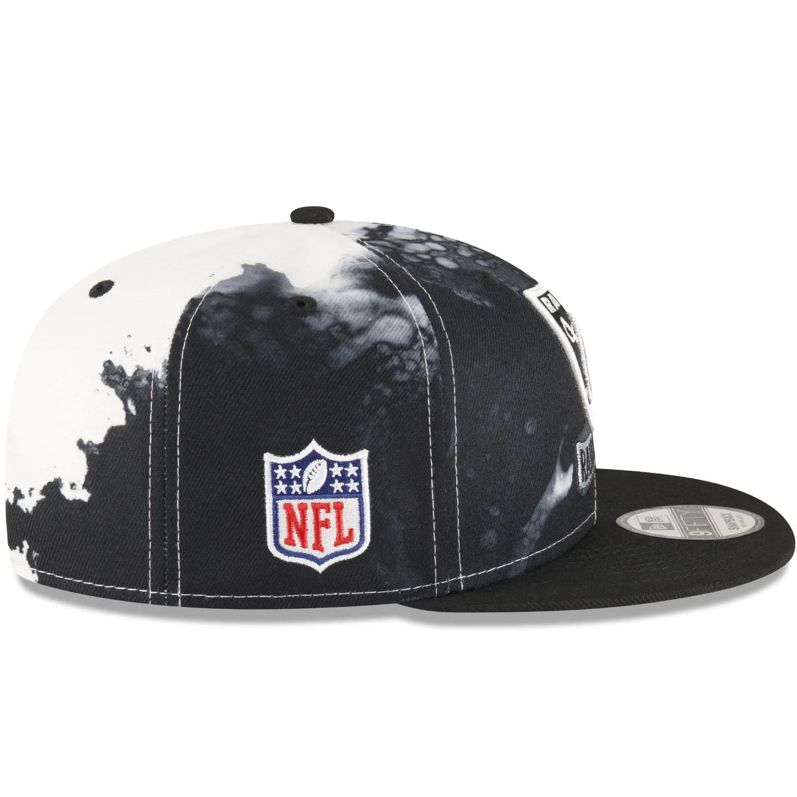 New Era Las Vegas Raiders NFL 2022 Sideline Ink 9FIFTY Baseball Cap - Black