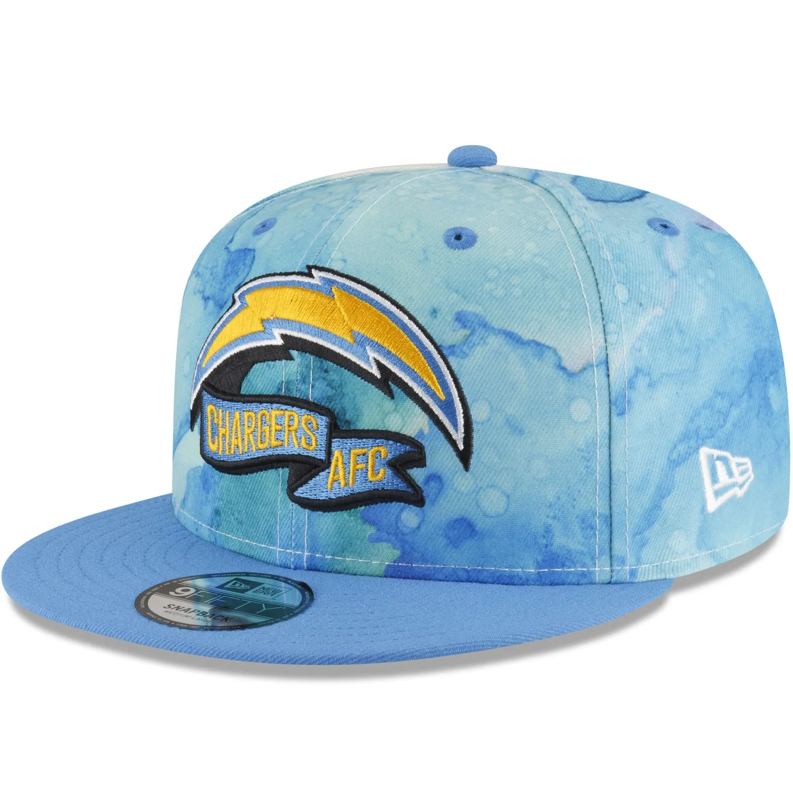 New Era Los Angeles Chargers NFL 2022 Sideline Ink 9FIFTY Baseball Cap - Blue