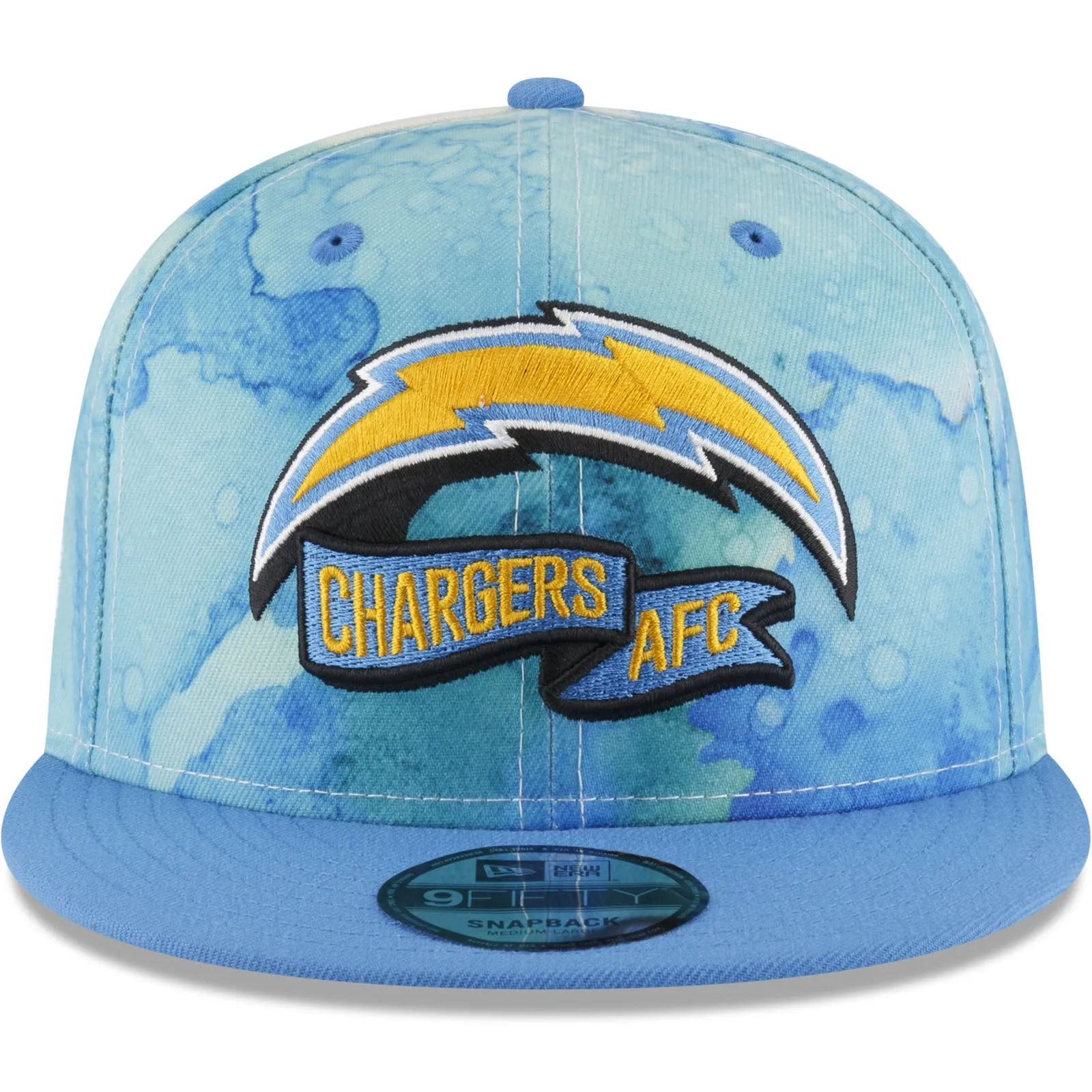 New Era Los Angeles Chargers NFL 2022 Sideline Ink 9FIFTY Baseball Cap - Blue