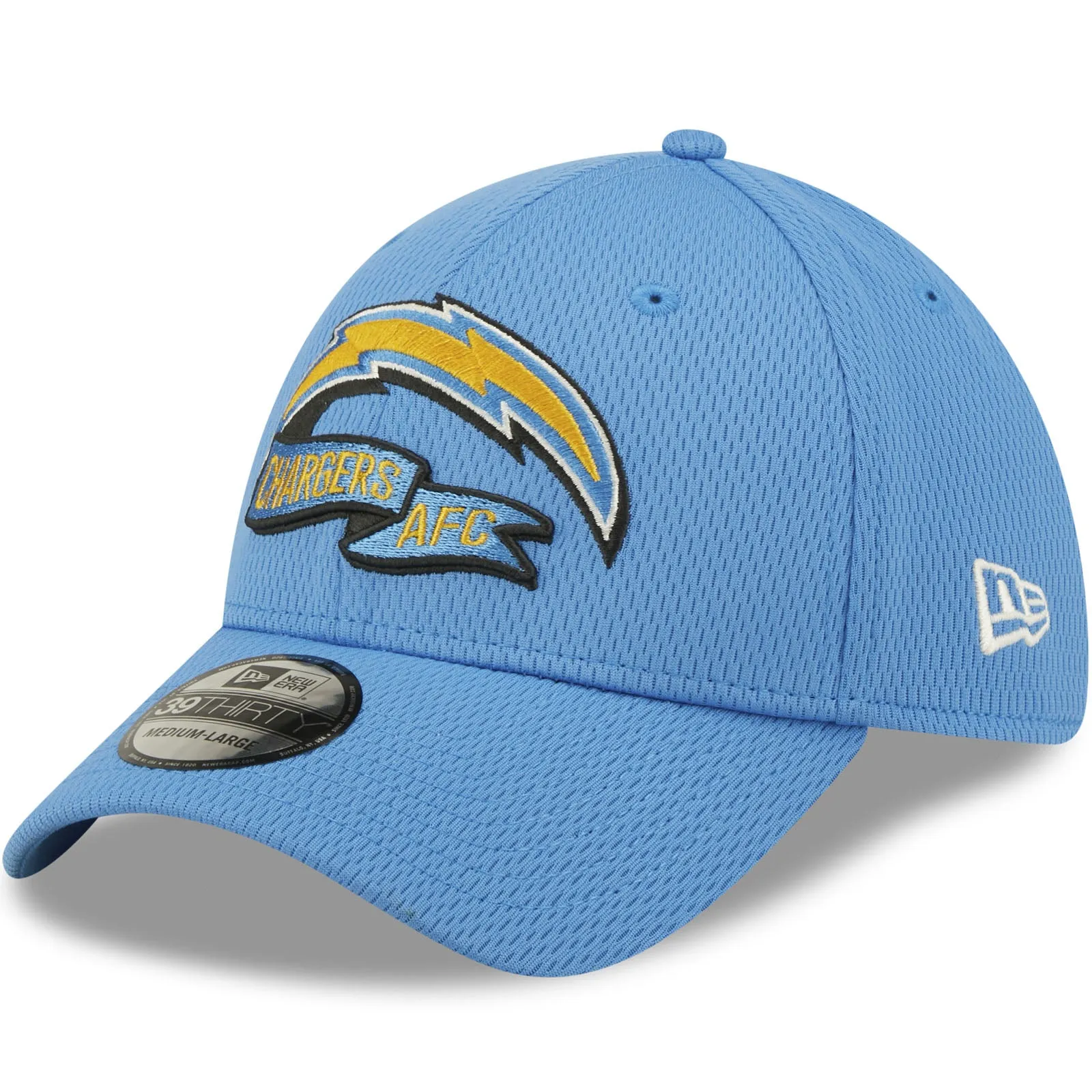 New Era Los Angeles Chargers NFL 39THIRTY Sideline Coach 2022 Baseball Cap Blue