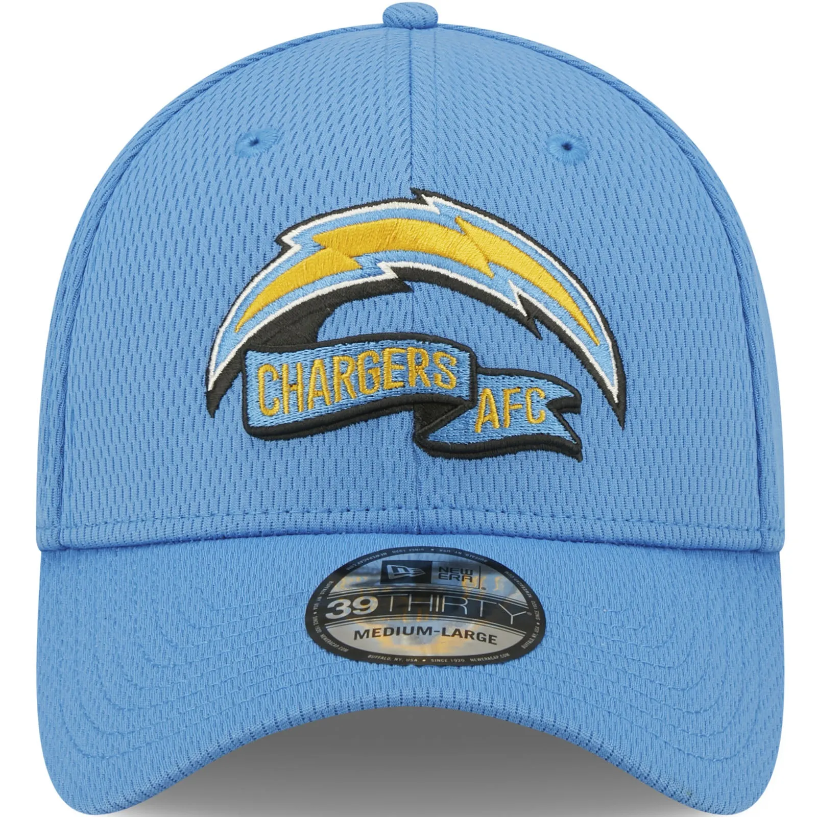 New Era Los Angeles Chargers NFL 39THIRTY Sideline Coach 2022 Baseball Cap Blue