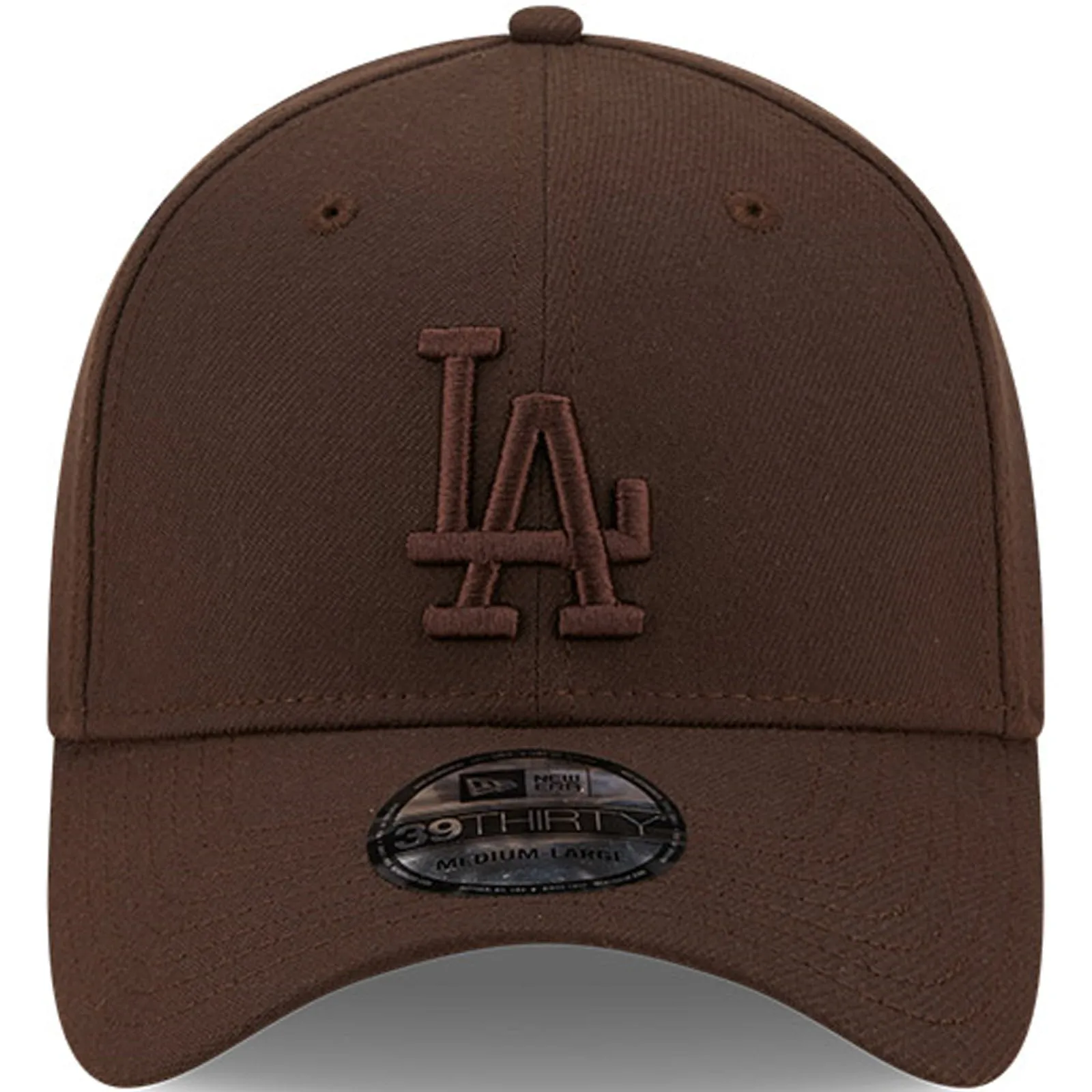 New Era Mens Los Angeles Dodgers MLB 39THIRTY Baseball Cap - Brown