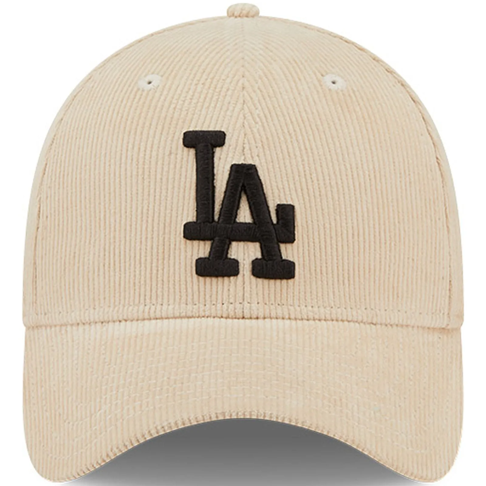 New Era Mens Los Angeles Dodgers MLB 39THIRTY Cord Baseball Cap - Stone