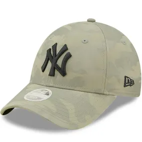 New Era Mens New York Yankees 9FORTY MLB Camo Baseball Cap - Green