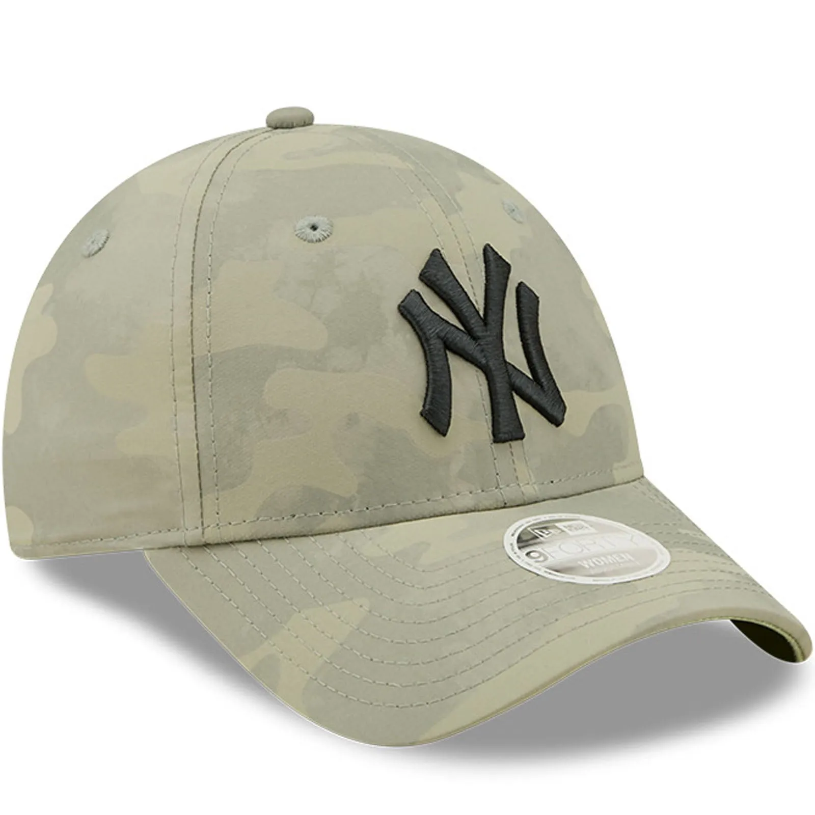 New Era Mens New York Yankees 9FORTY MLB Camo Baseball Cap - Green