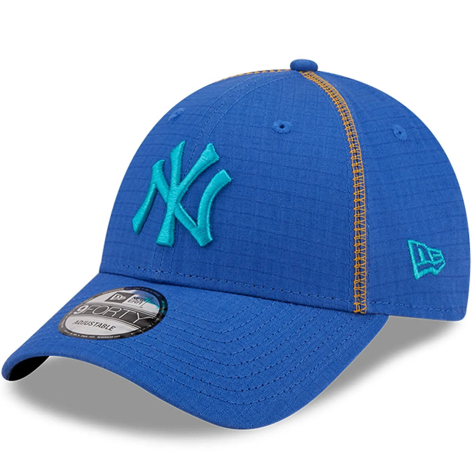 New Era Mens New York Yankees 9FORTY MLB Ripstop Baseball Cap - Blue