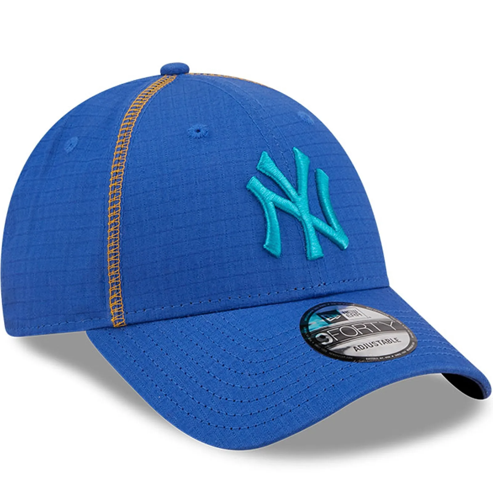 New Era Mens New York Yankees 9FORTY MLB Ripstop Baseball Cap - Blue