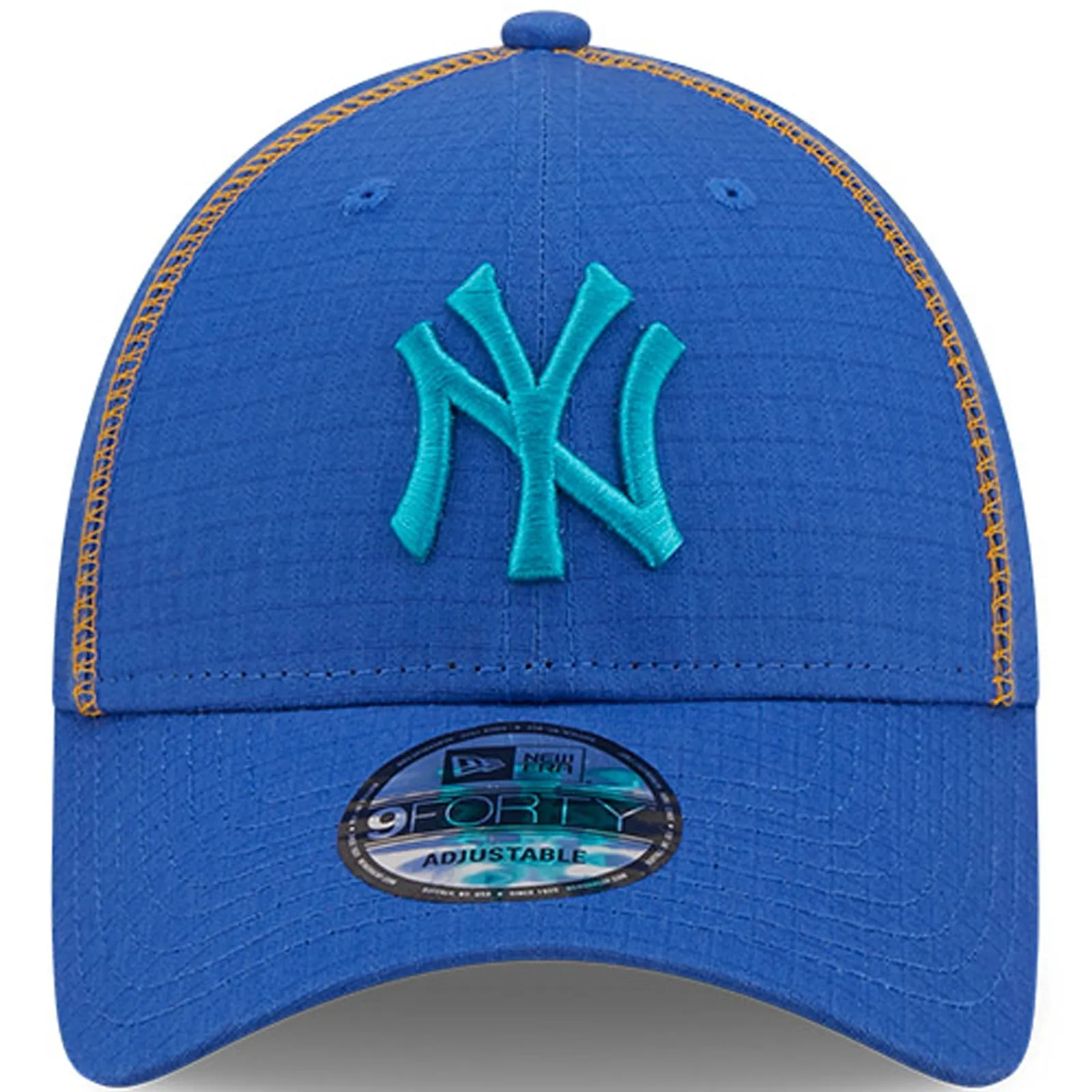 New Era Mens New York Yankees 9FORTY MLB Ripstop Baseball Cap - Blue