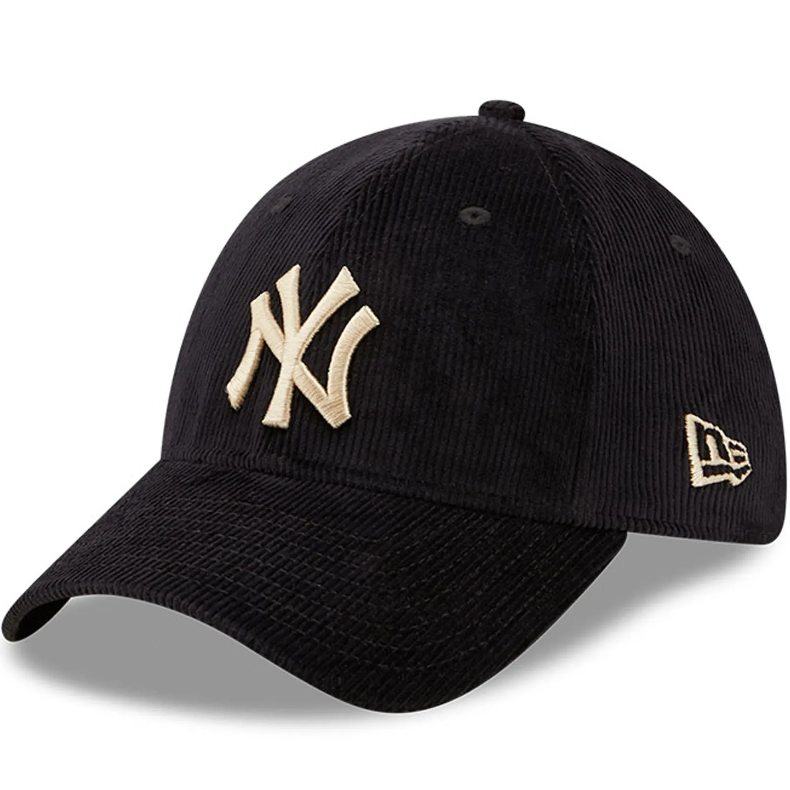 New Era Mens New York Yankees MLB 39THIRTY Cord Baseball Cap - Navy