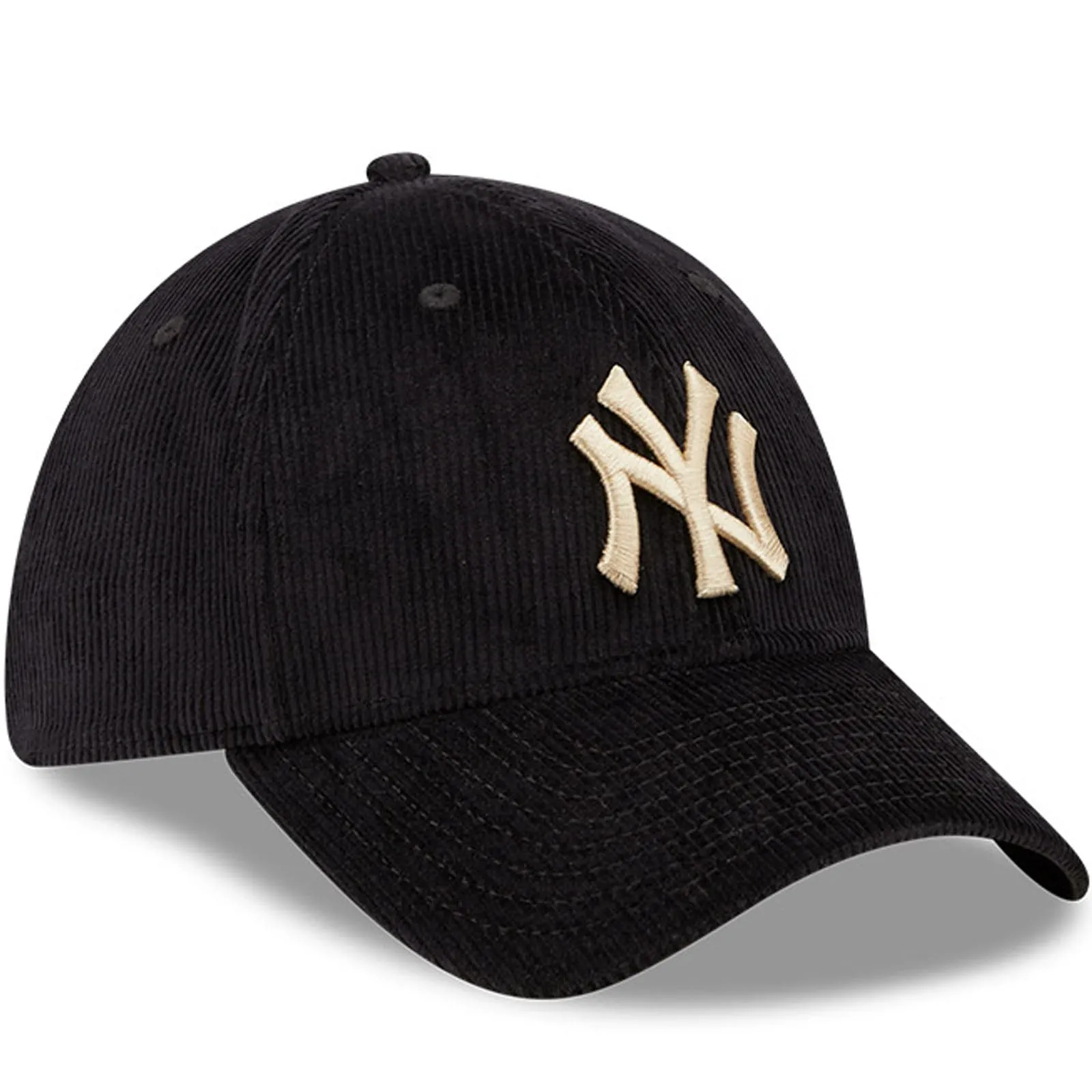 New Era Mens New York Yankees MLB 39THIRTY Cord Baseball Cap - Navy