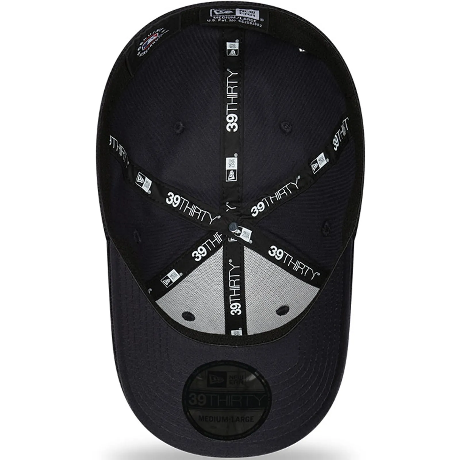 New Era Mens New York Yankees MLB 39THIRTY Cord Baseball Cap - Navy