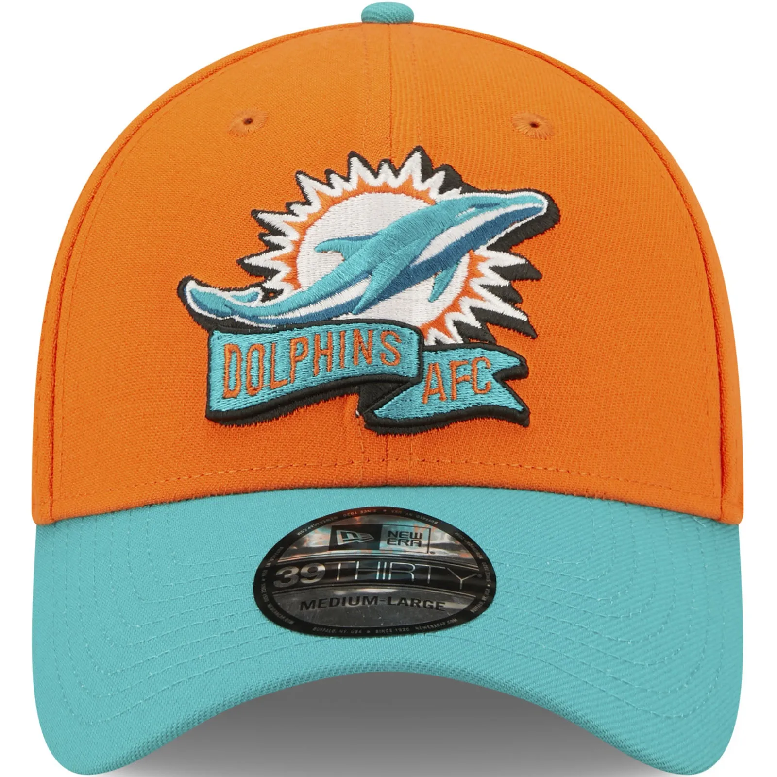 New Era Miami Dolphins NFL 2022 Sideline 39THIRTY Baseball Cap - Orange