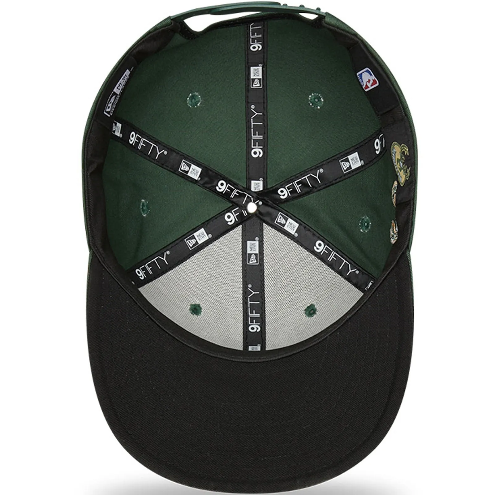 New Era Milwaukee Bucks NBA Script Team 9FIFTY Baseball Cap - Green