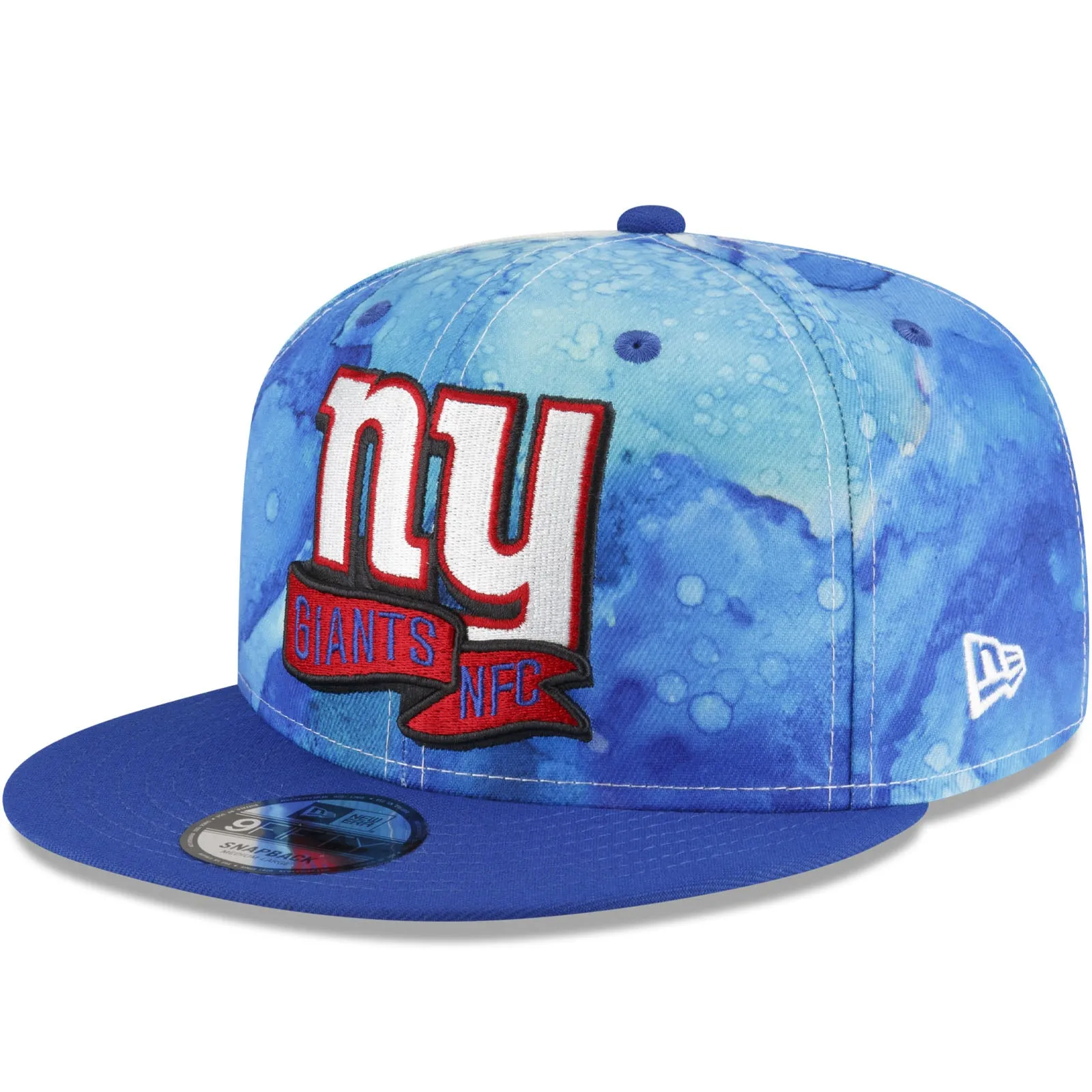 New Era New York Giants NFL 2022 Sideline Ink 9FIFTY Baseball Cap - Blue