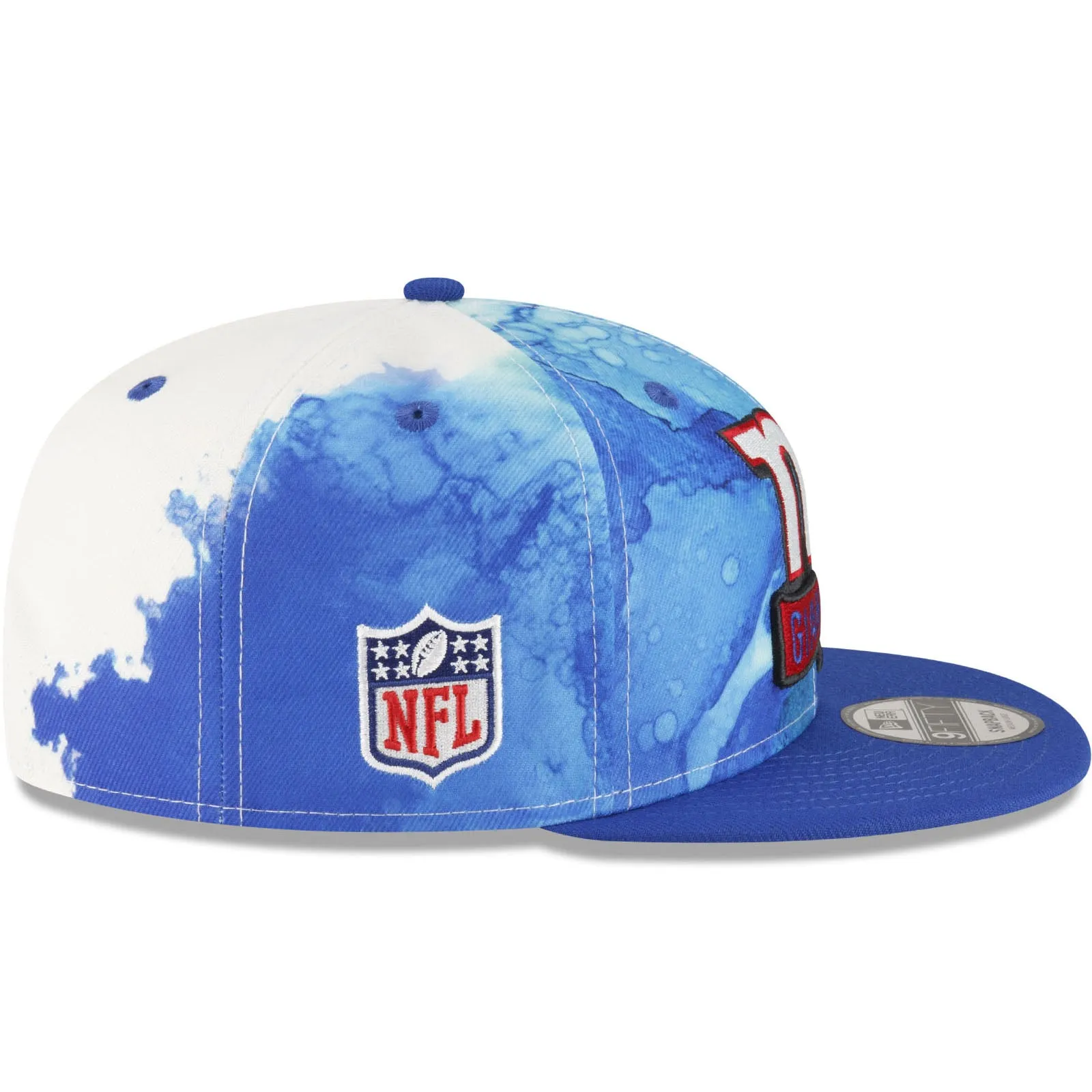 New Era New York Giants NFL 2022 Sideline Ink 9FIFTY Baseball Cap - Blue