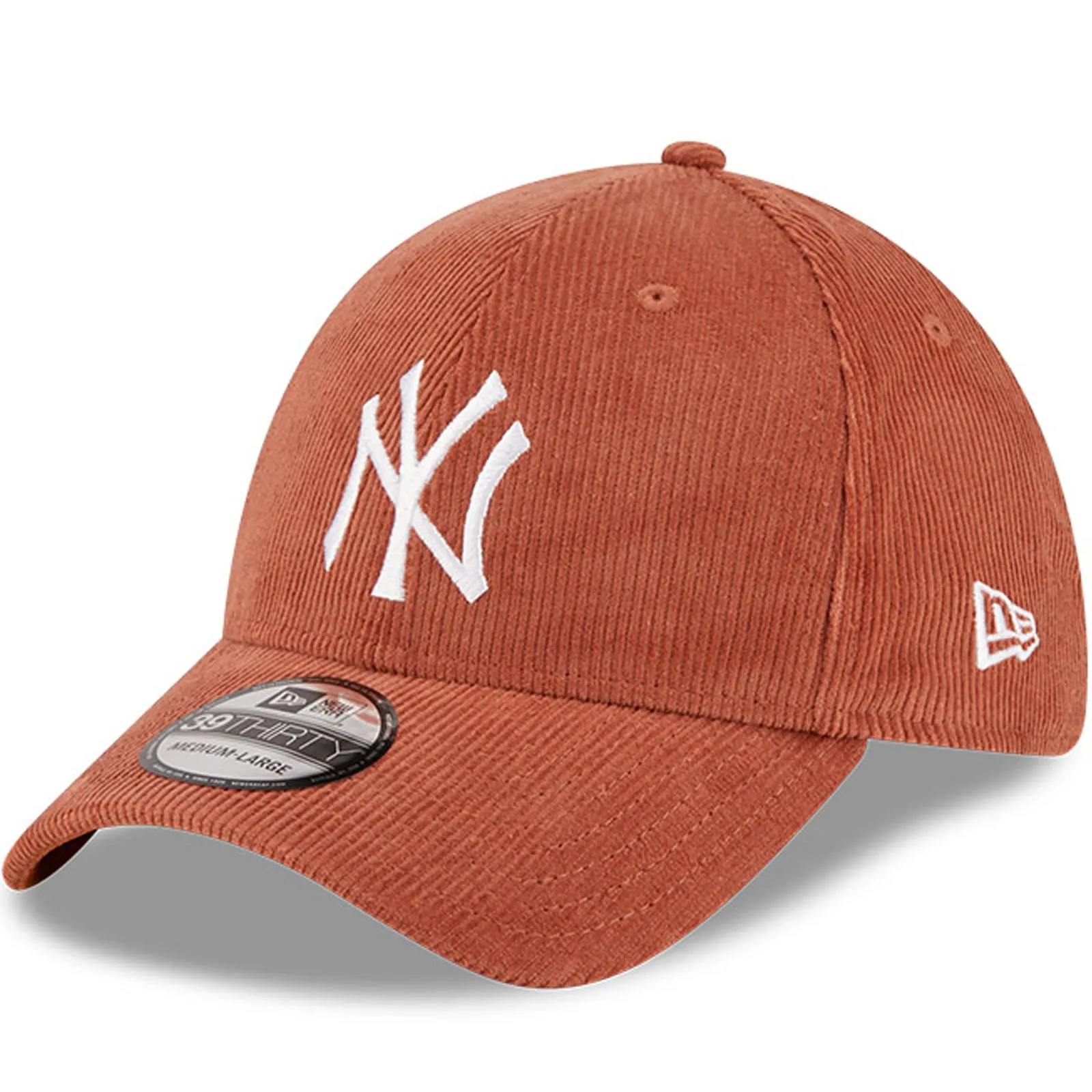 New Era New York Yankees 39THIRTY MLB Stretch Fit Baseball Cap  - Rust/Copper