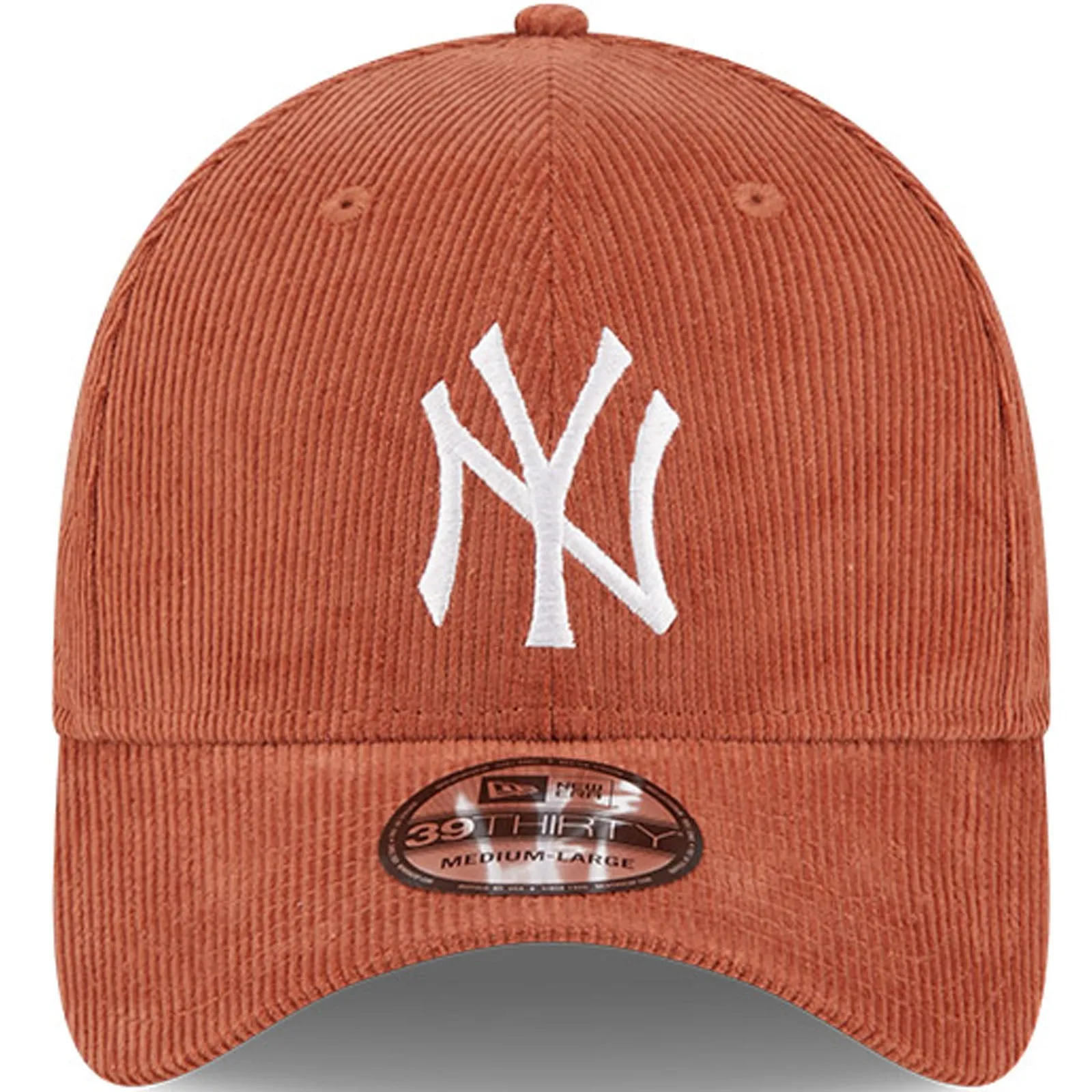 New Era New York Yankees 39THIRTY MLB Stretch Fit Baseball Cap  - Rust/Copper