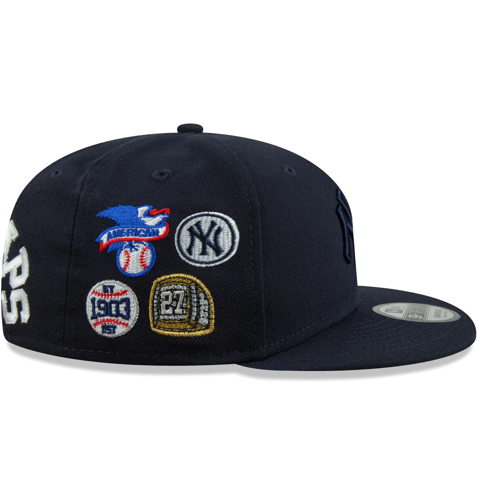 New Era New York Yankees League Champions MLB 9FIFTY Baseball Cap - Black