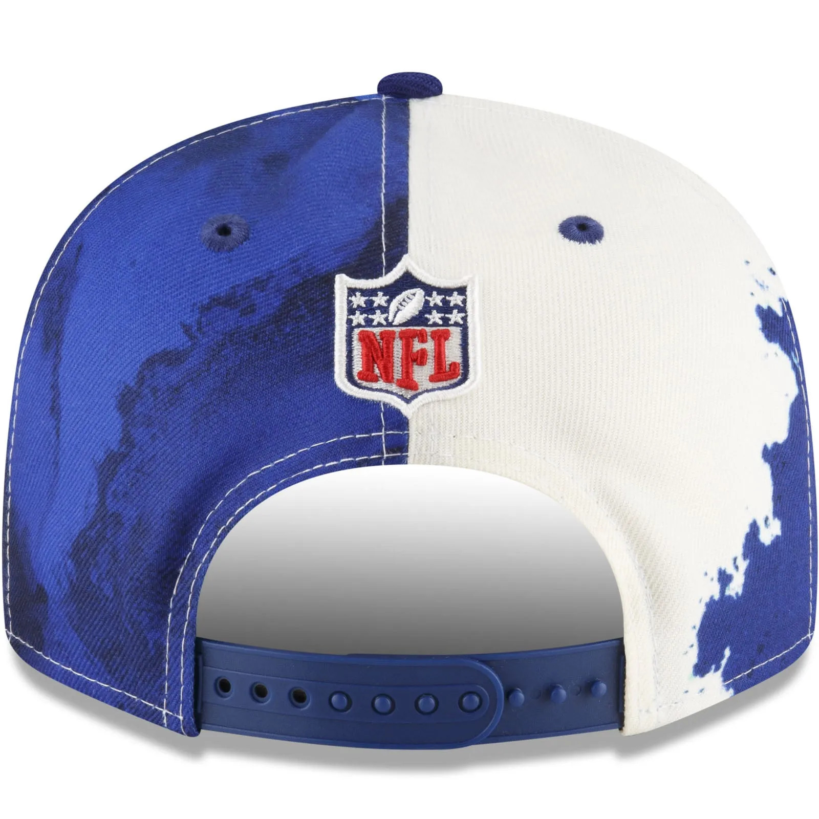 New Era NFL Official Logo 2022 Sideline Ink 9FIFTY Baseball Cap - Blue