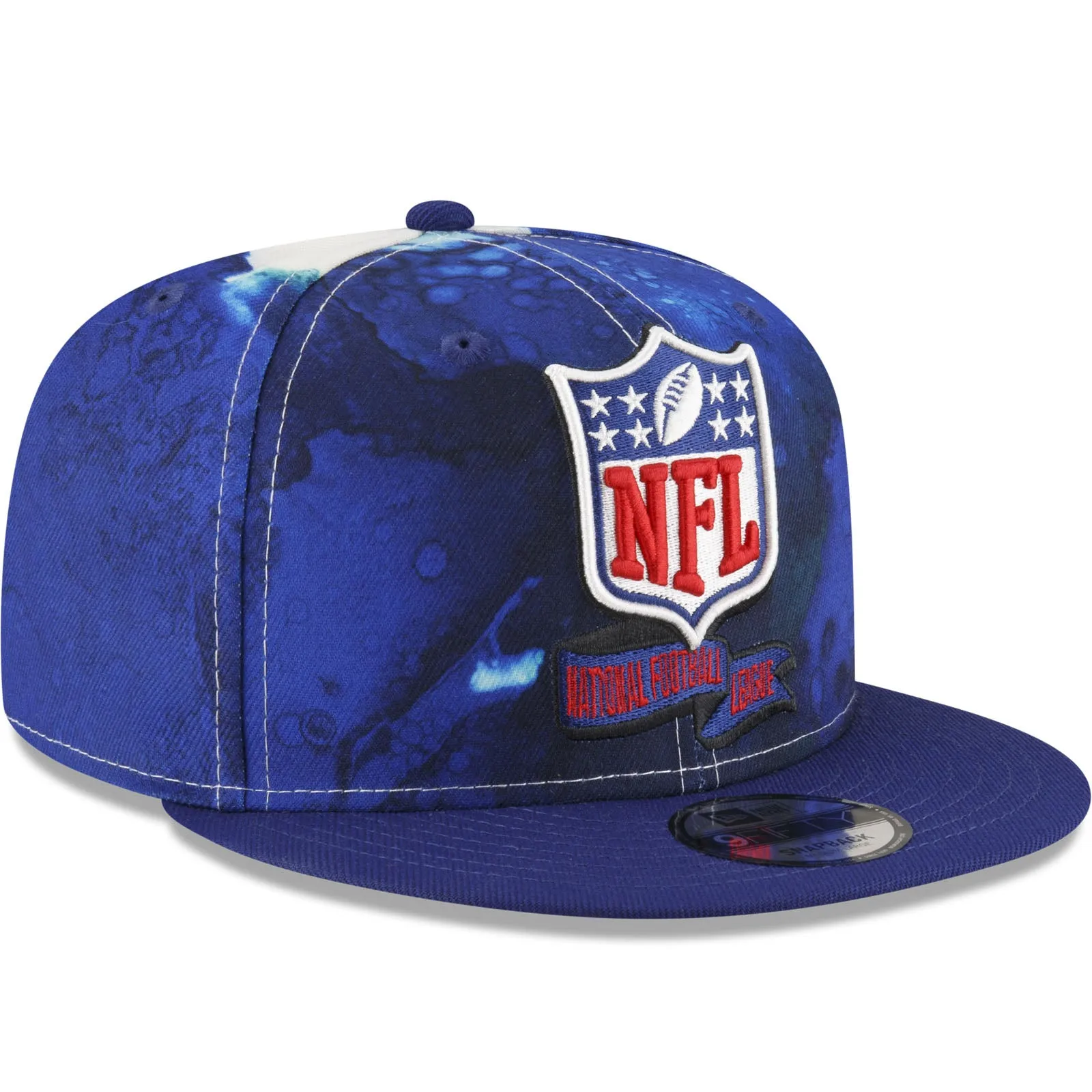 New Era NFL Official Logo 2022 Sideline Ink 9FIFTY Baseball Cap - Blue