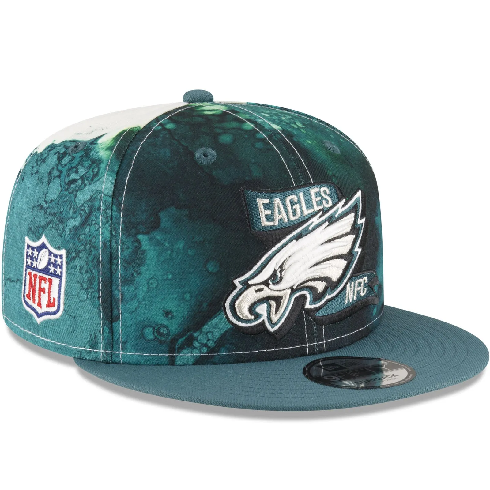 New Era Philadelphia Eagles NFL 2022 Sideline Ink 9FIFTY Baseball Cap - Green