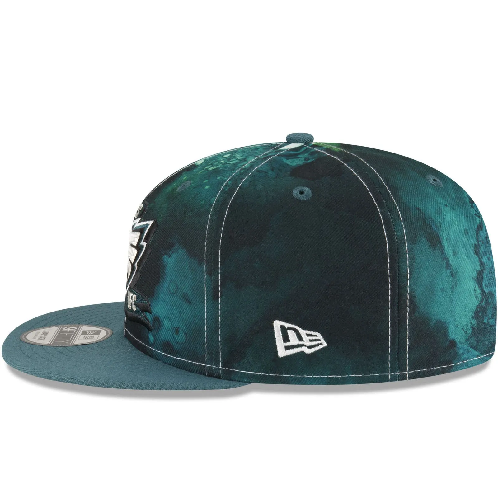 New Era Philadelphia Eagles NFL 2022 Sideline Ink 9FIFTY Baseball Cap - Green