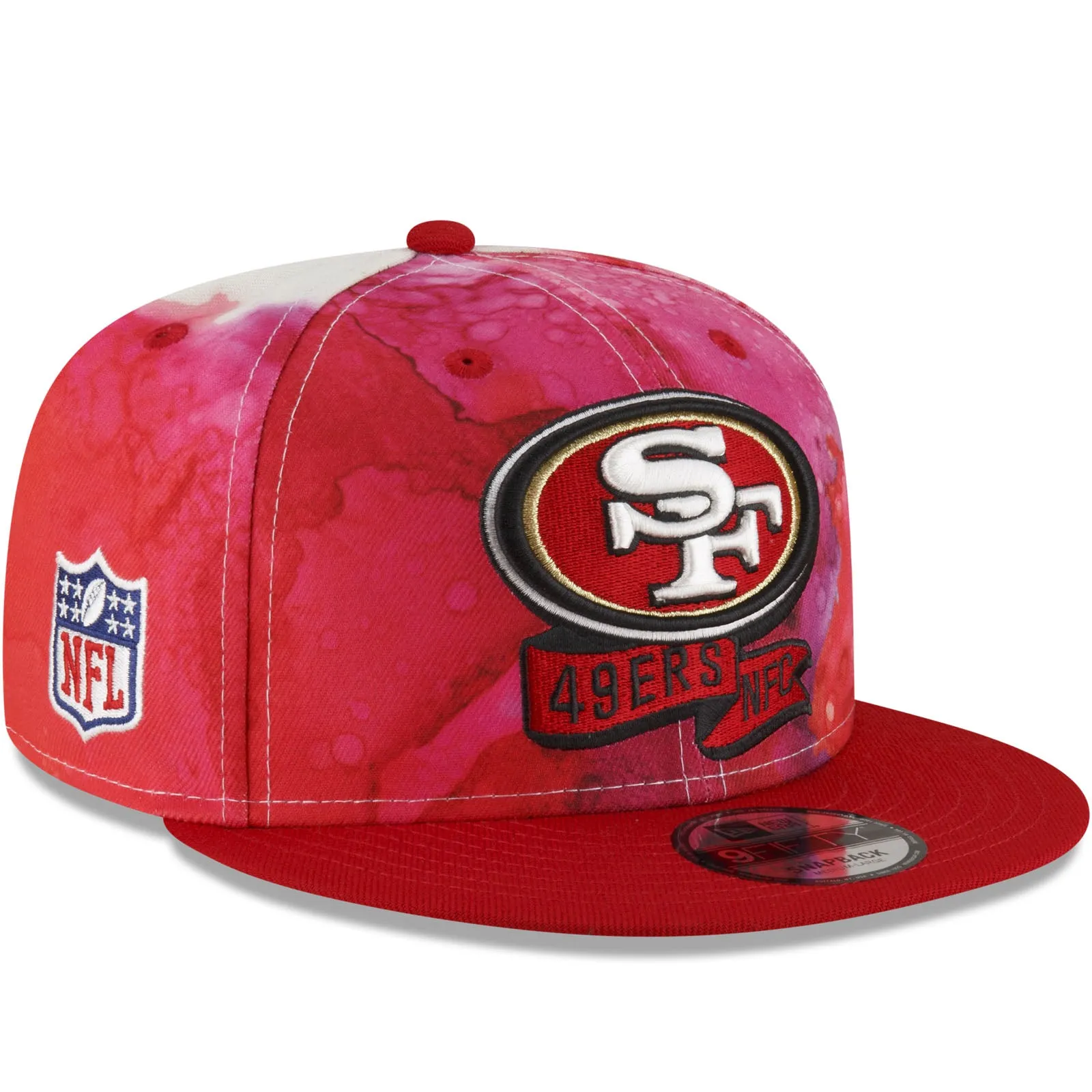 New Era San Francisco 49ers NFL 2022 Sideline Ink 9FIFTY Baseball Cap - Red