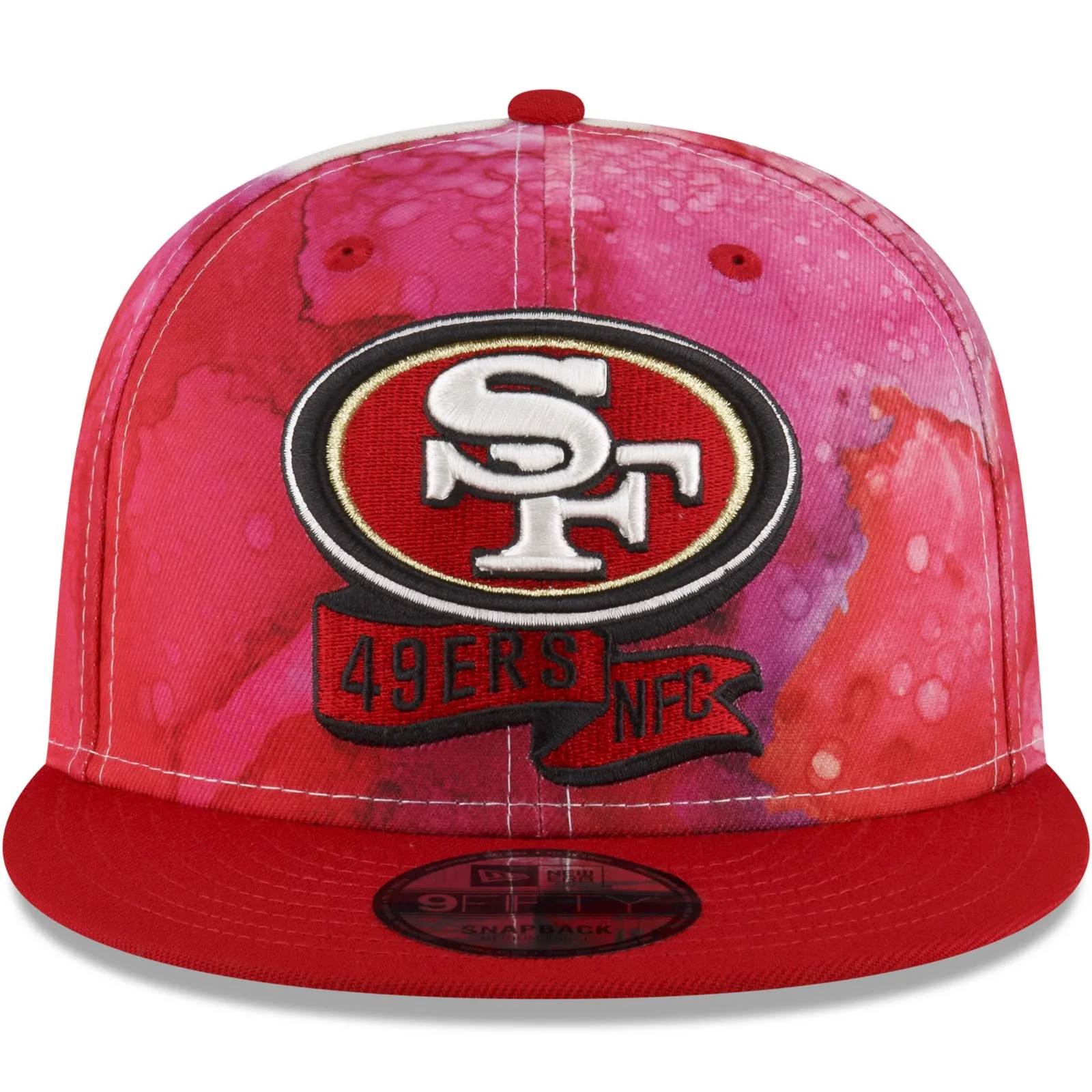 New Era San Francisco 49ers NFL 2022 Sideline Ink 9FIFTY Baseball Cap - Red