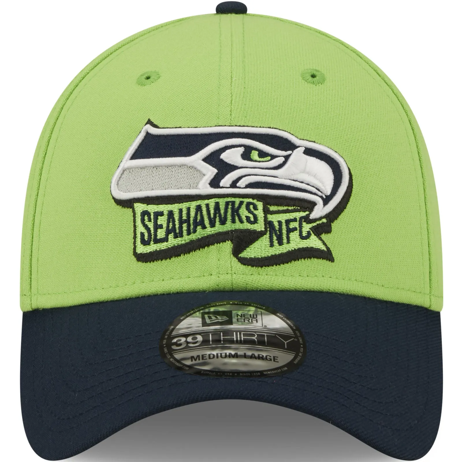 New Era Seattle Seahawks NFL 2022 Sideline 39THIRTY Baseball Cap - Green