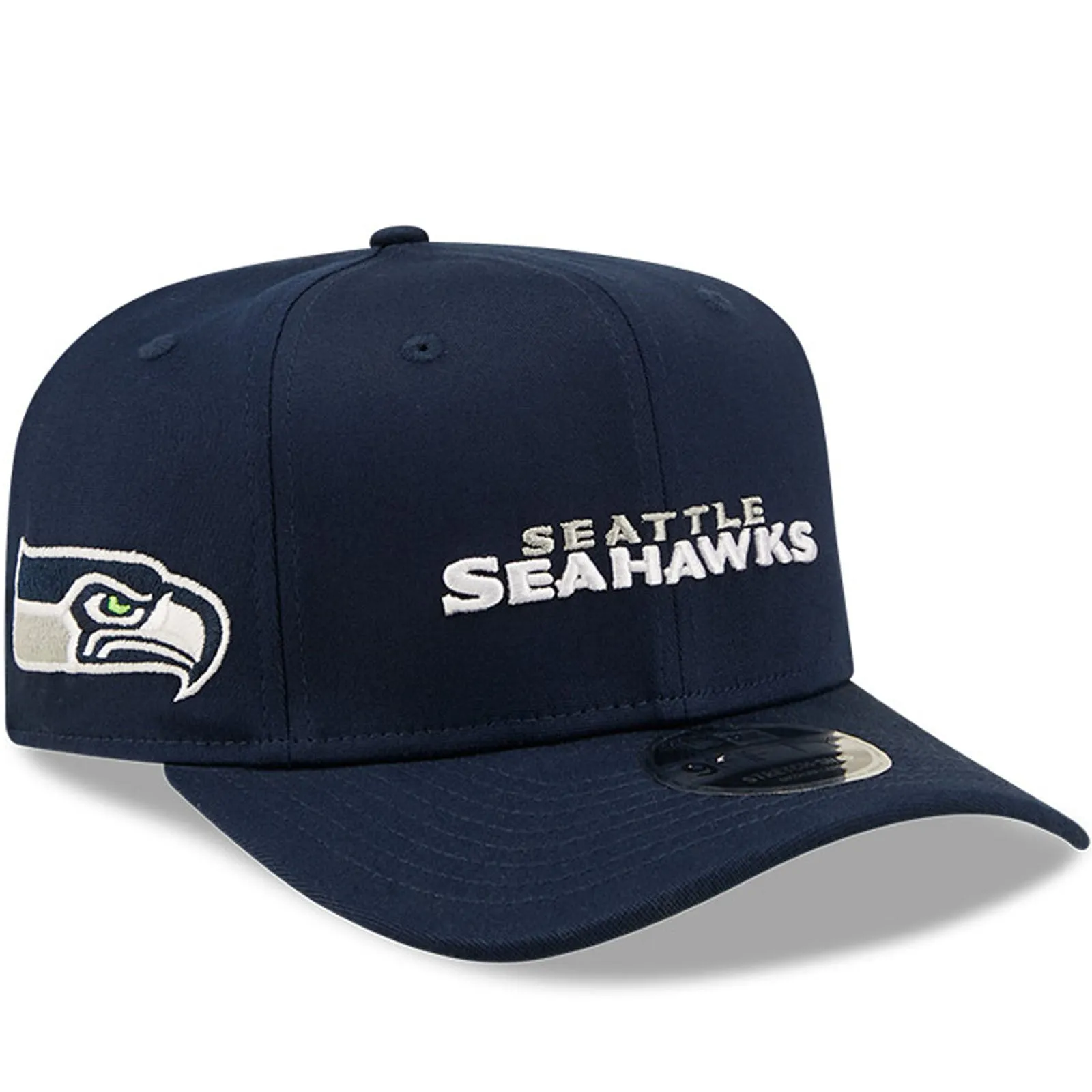 New Era Seattle Seahawks NFL 9FIFTY Team Workmark Baseball Cap - Black