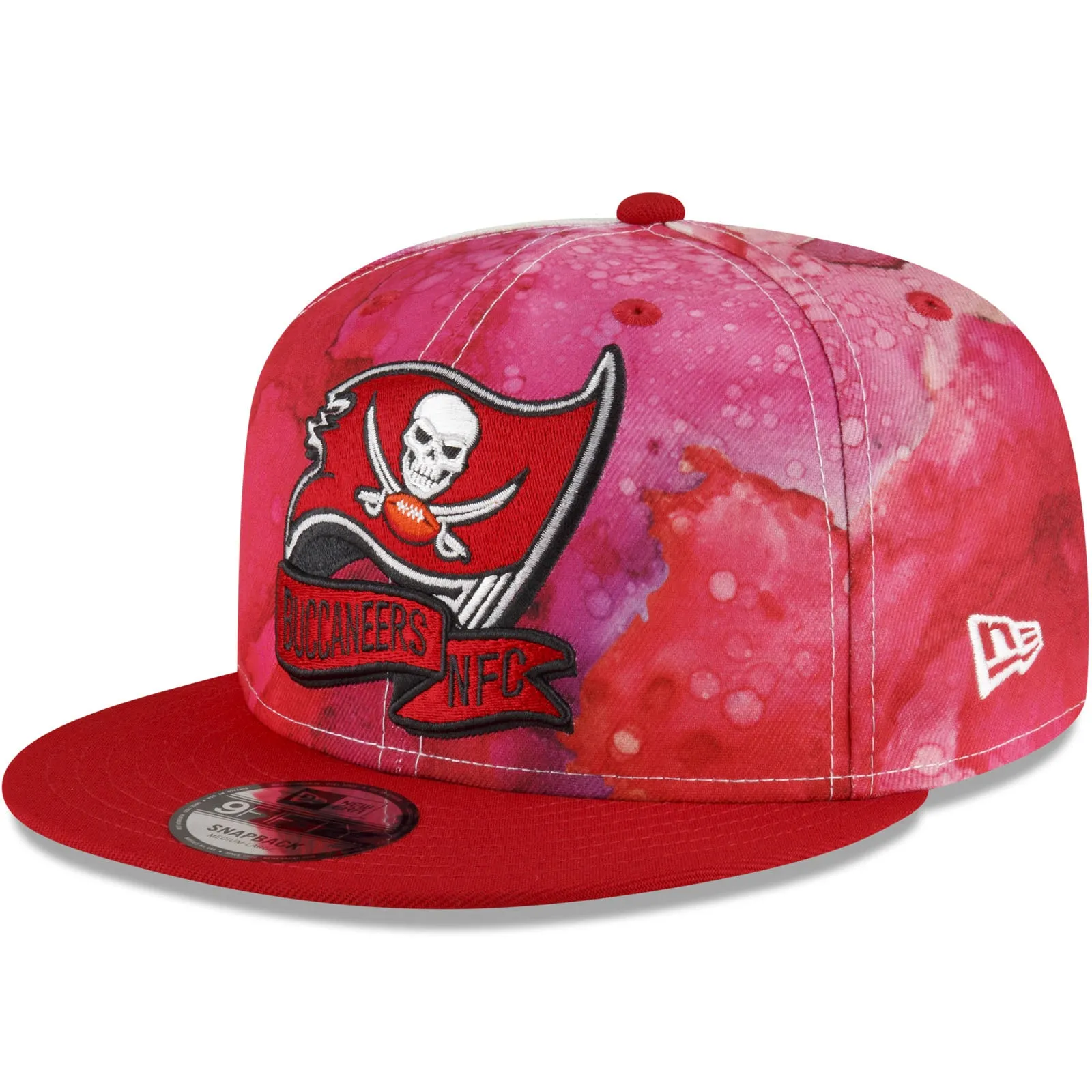 New Era Tampa Bay Buccaneers NFL 2022 Sideline Ink 9FIFTY Baseball Cap - Red