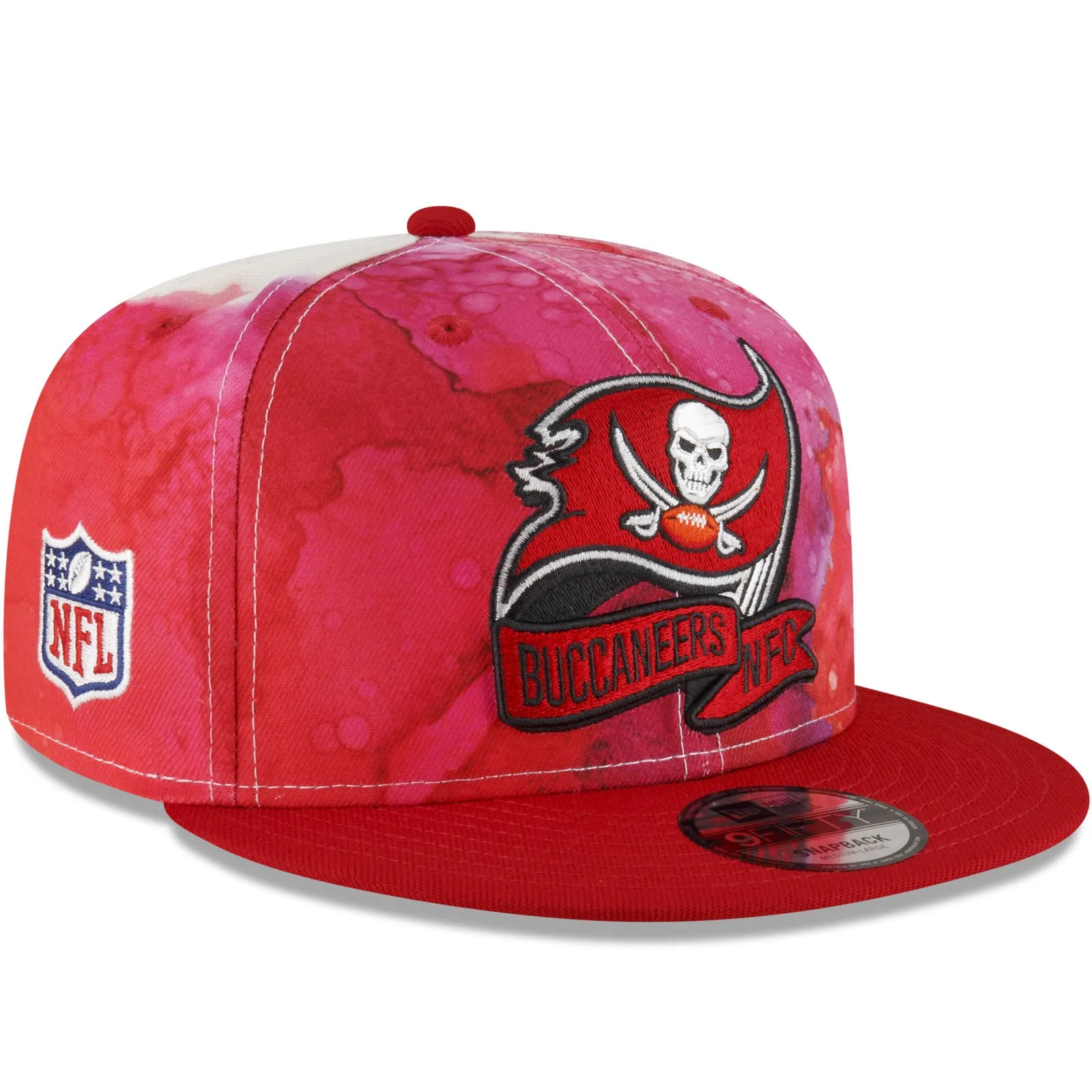 New Era Tampa Bay Buccaneers NFL 2022 Sideline Ink 9FIFTY Baseball Cap - Red