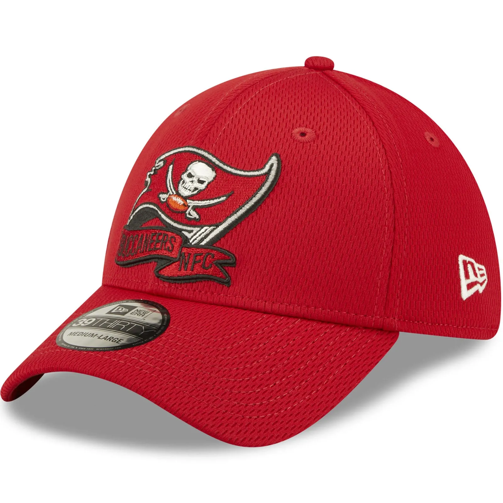 New Era Tampa Bay Buccaneers NFL 39THIRTY Sideline Coach 2022 Baseball Cap Red