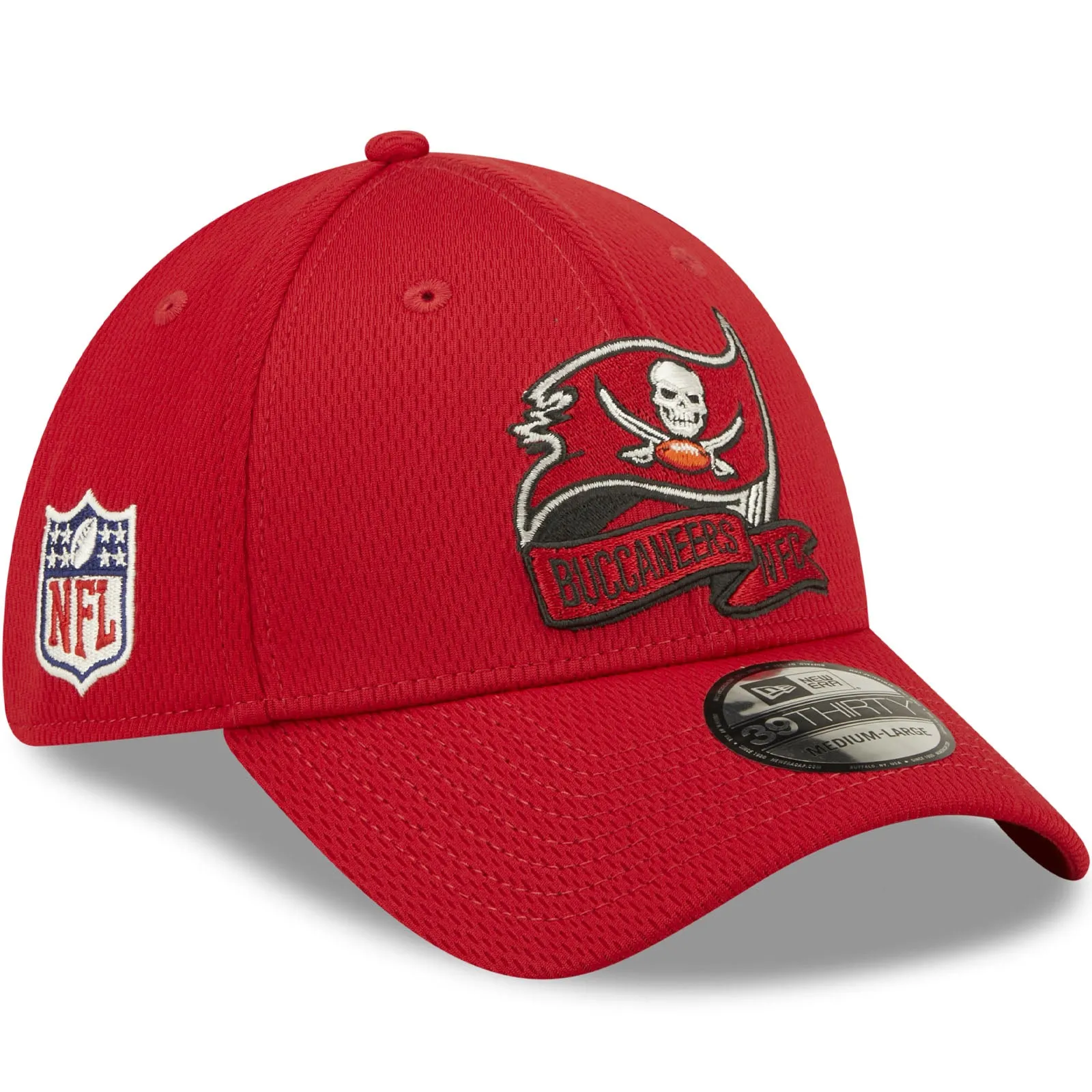 New Era Tampa Bay Buccaneers NFL 39THIRTY Sideline Coach 2022 Baseball Cap Red