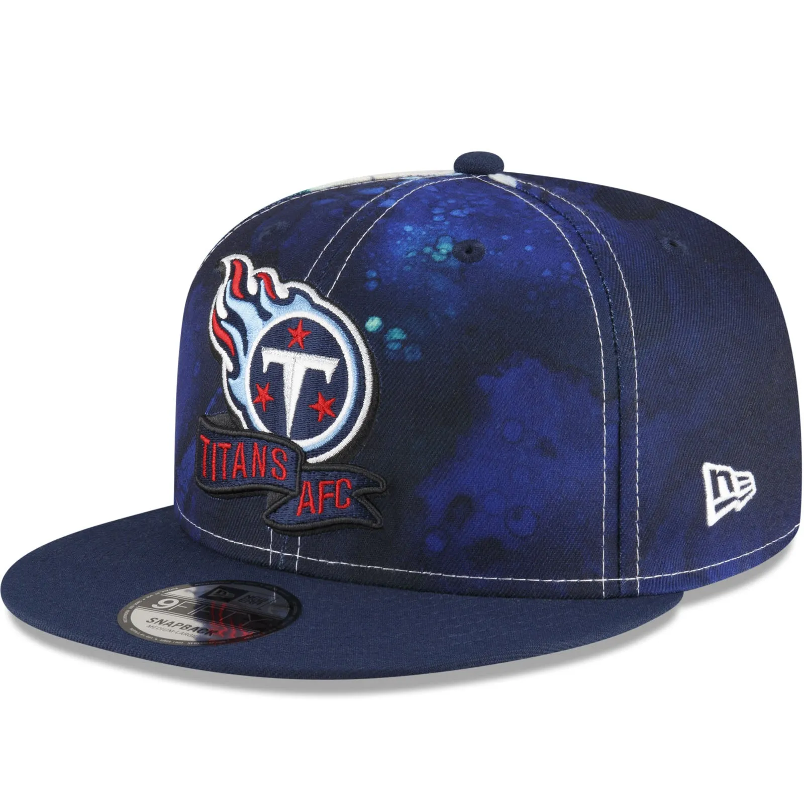 New Era Tennessee Titans NFL 2022 Sideline Ink 9FIFTY Baseball Cap - Black