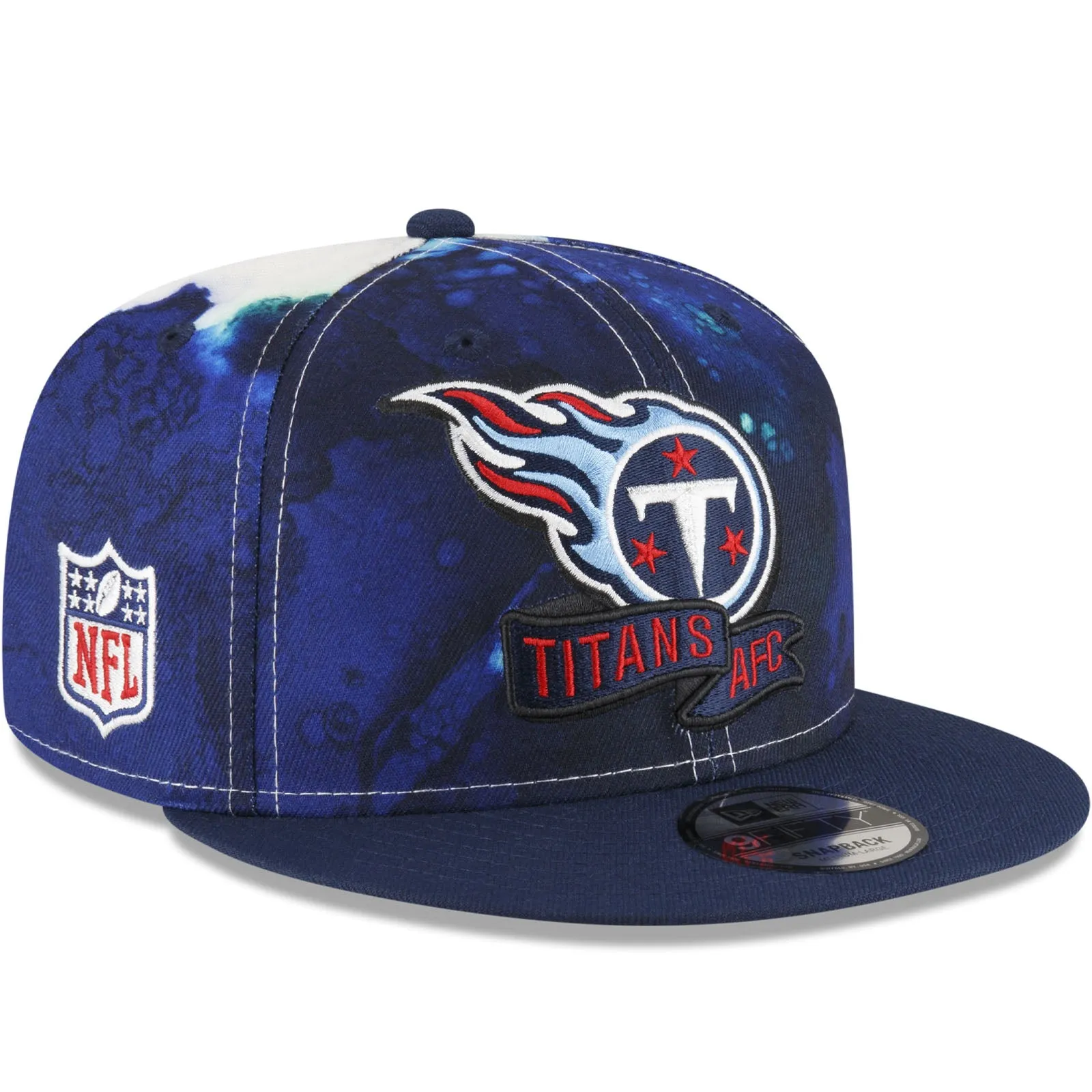 New Era Tennessee Titans NFL 2022 Sideline Ink 9FIFTY Baseball Cap - Black