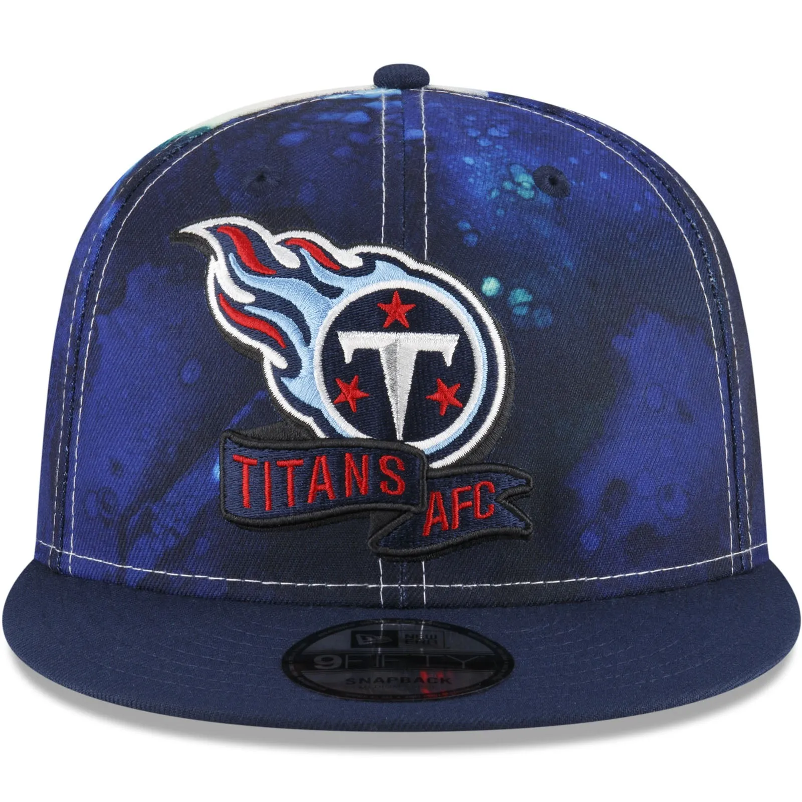 New Era Tennessee Titans NFL 2022 Sideline Ink 9FIFTY Baseball Cap - Black